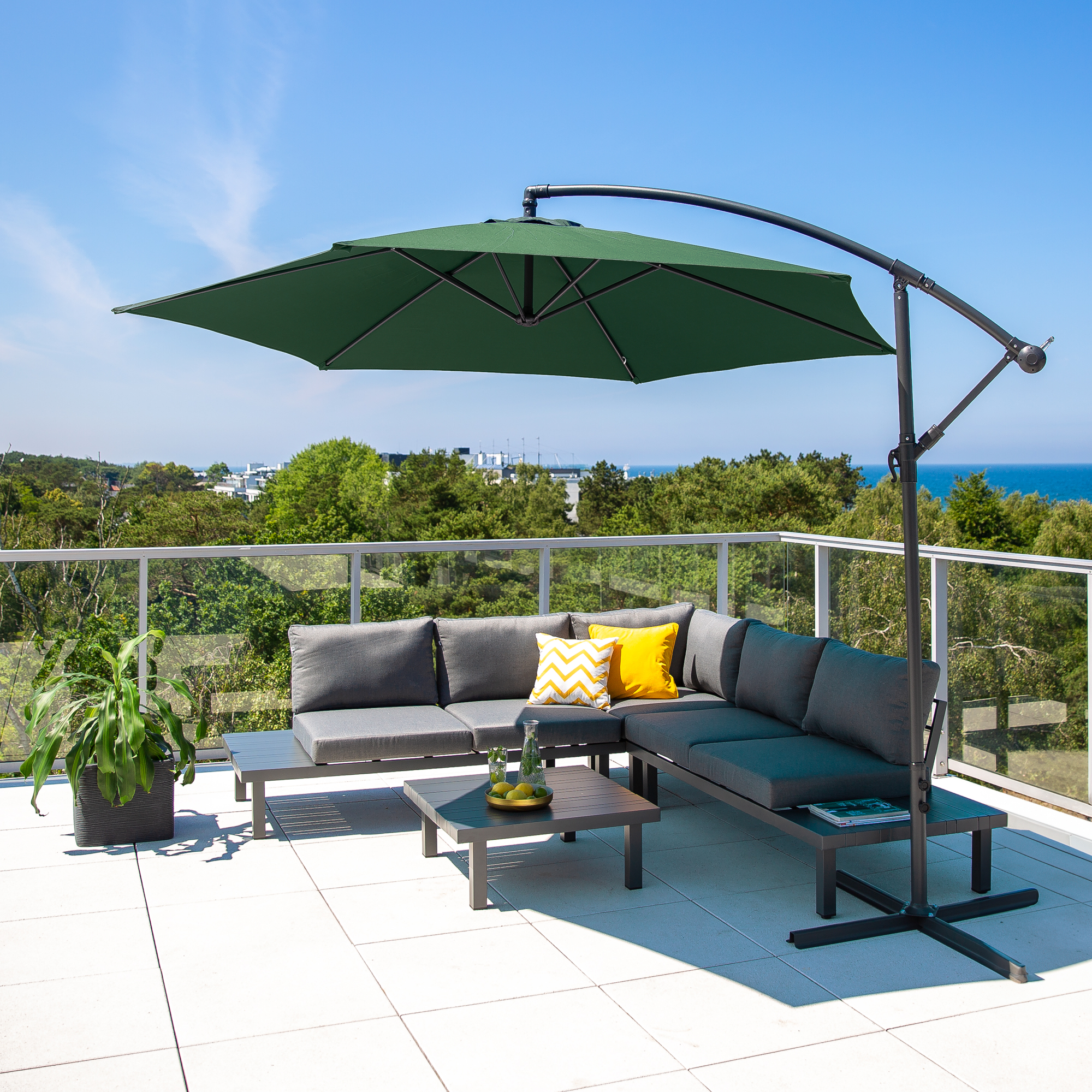 Salotto da giardino Solange antracite PATIO