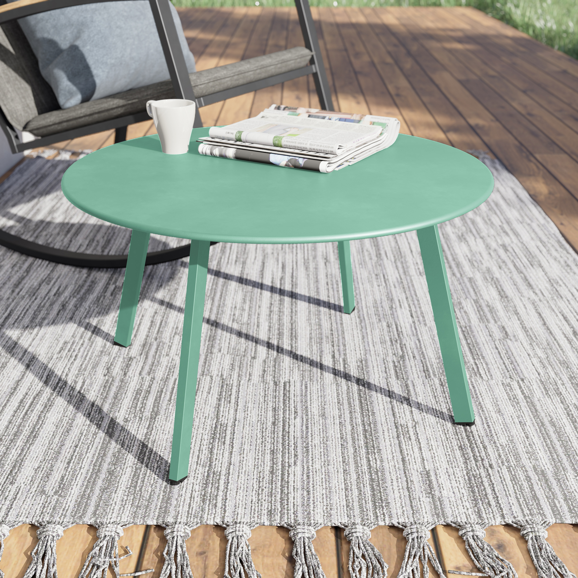 Tavolino da giardino menta Olivier 70 cm PATIO
