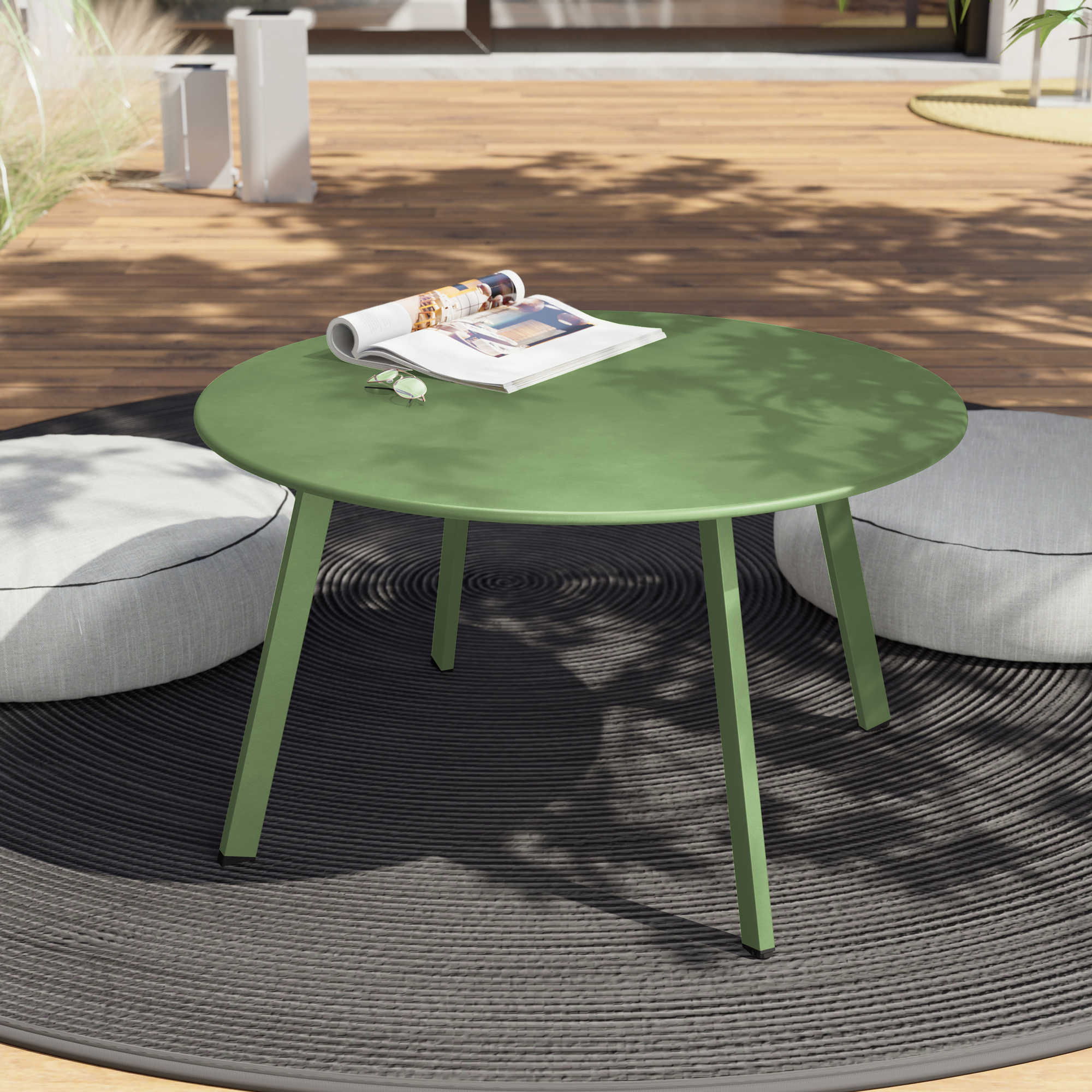 Tavolino da giardino verde Olivier 70 cm PATIO