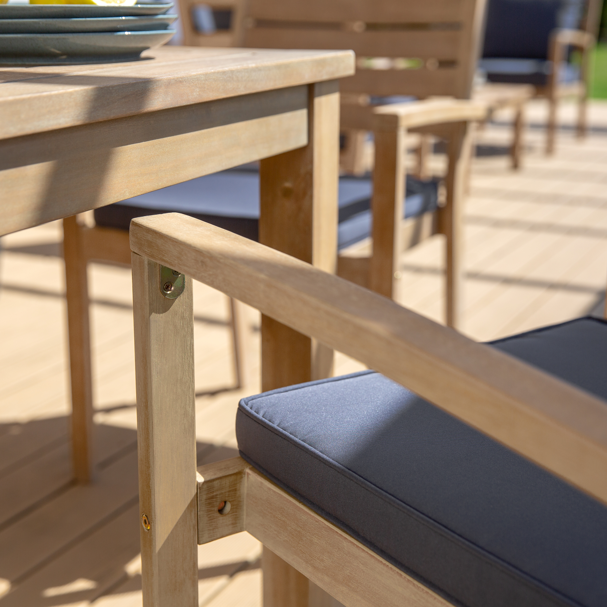 Set de mobilier de grădină cu masă Roxane lemn PATIO  