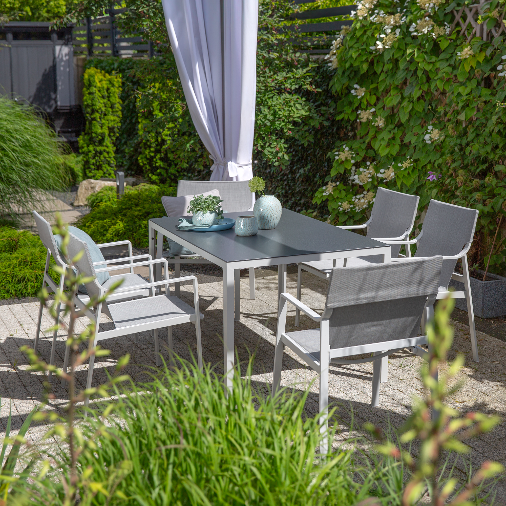 Set di mobili da giardino Lea grigio PATIO