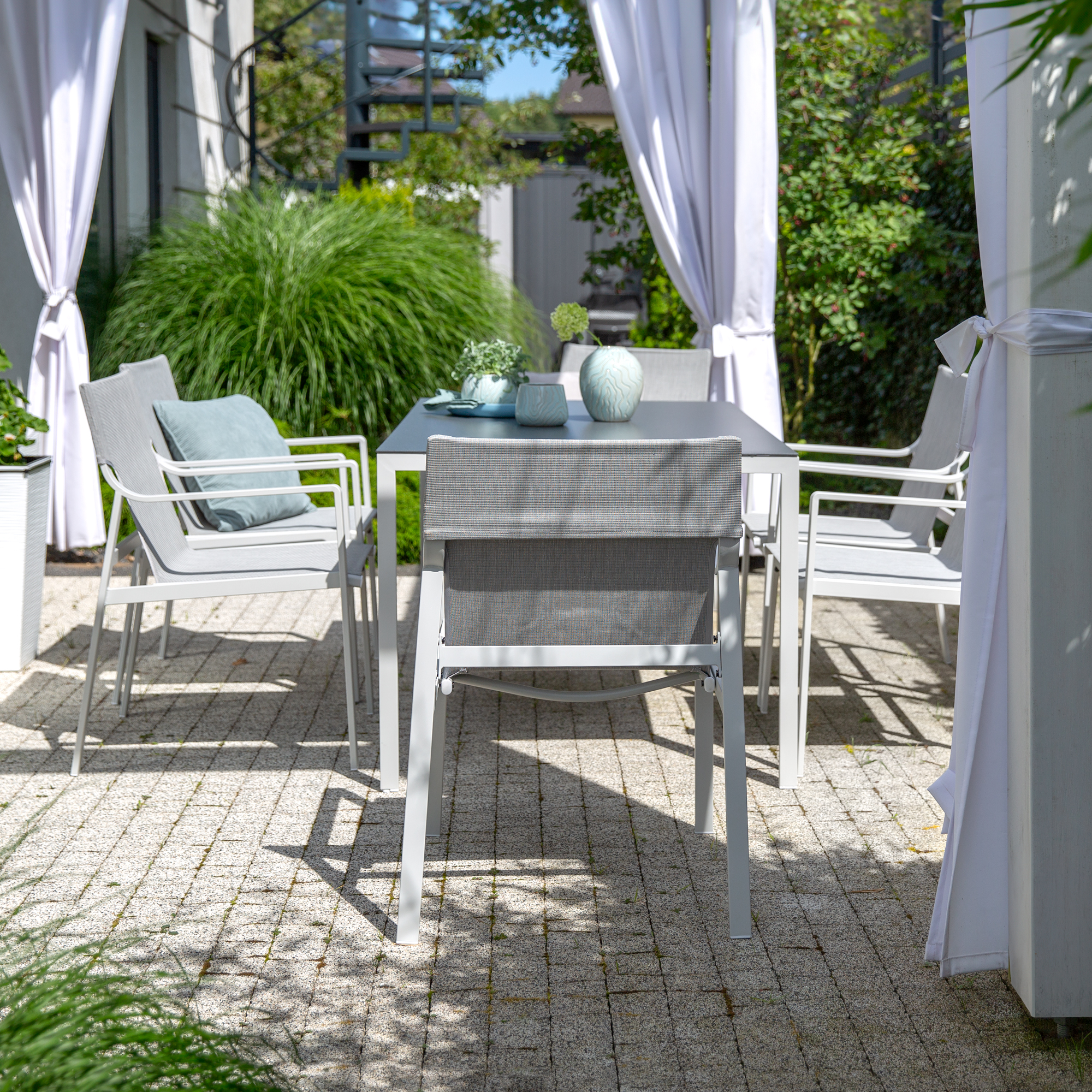 Set di mobili da giardino Lea grigio PATIO