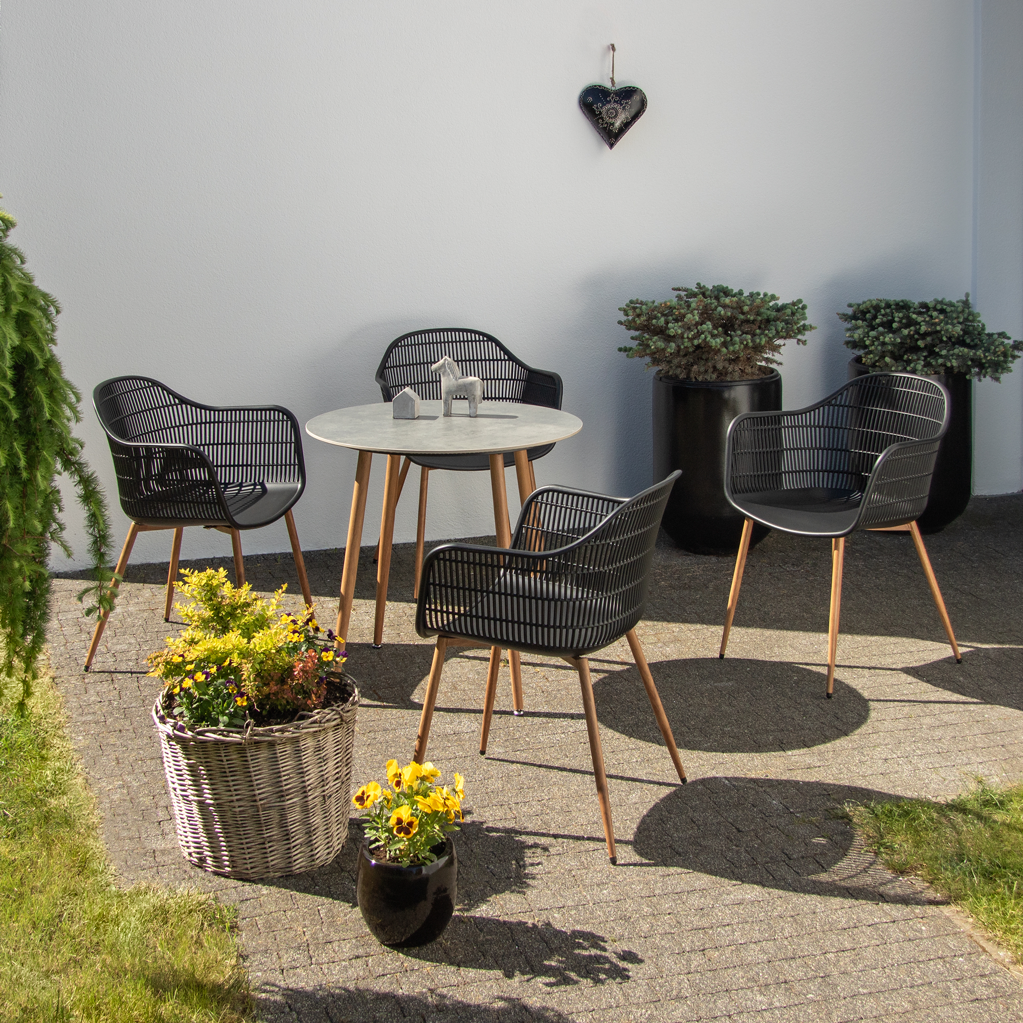Set di mobili da giardino Igor Black PATIO