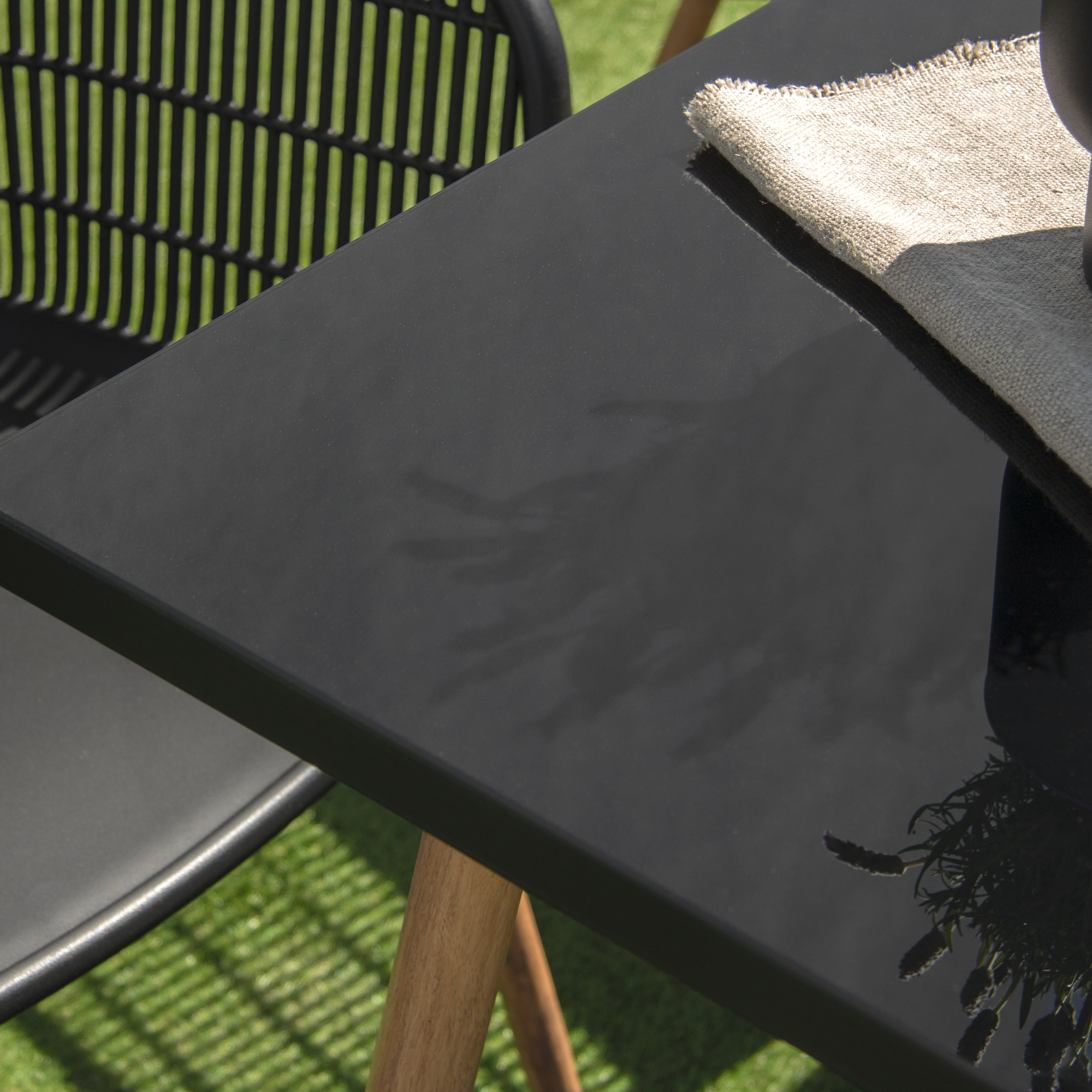 Set di mobili da giardino Luc Black PATIO