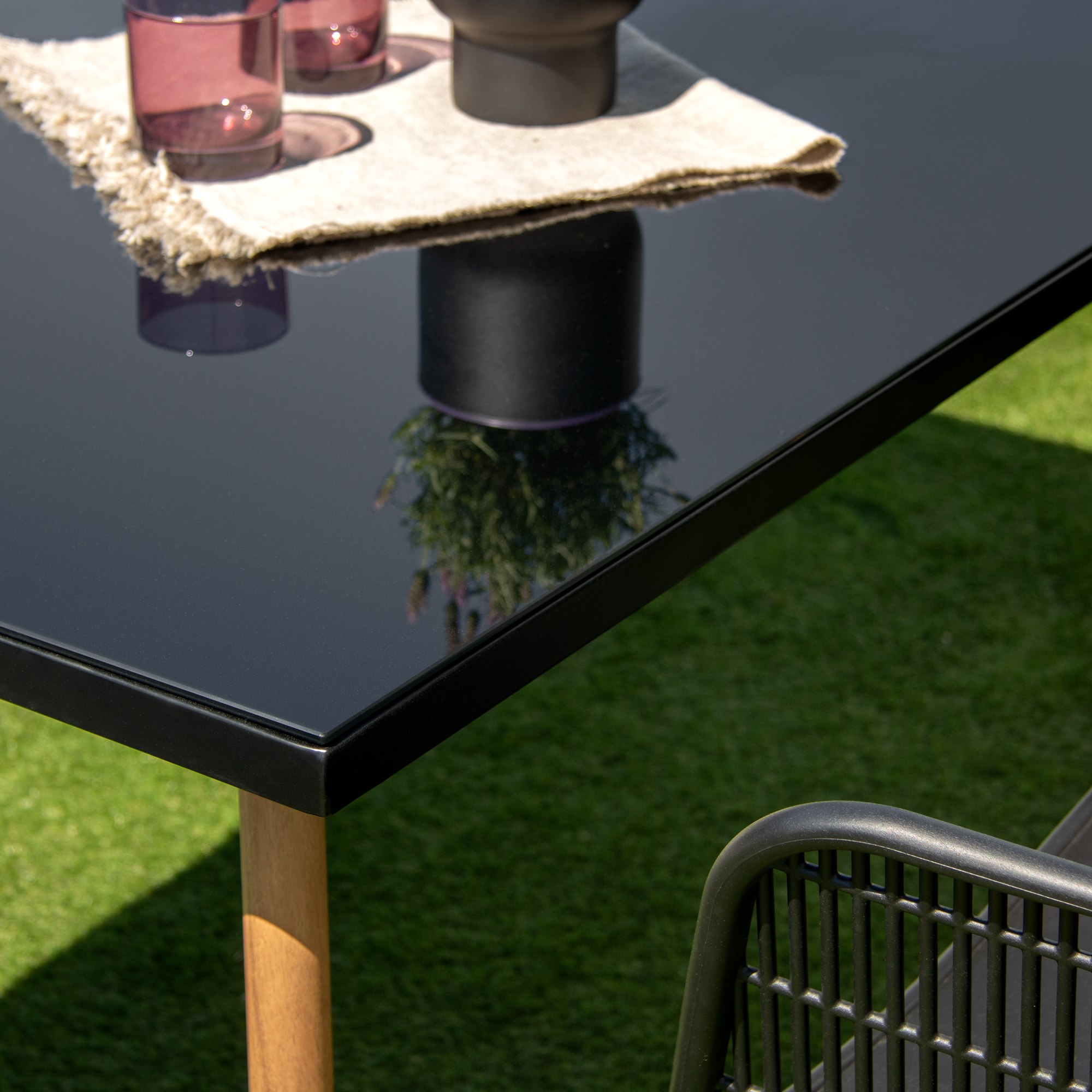 Set di mobili da giardino Luc Black PATIO