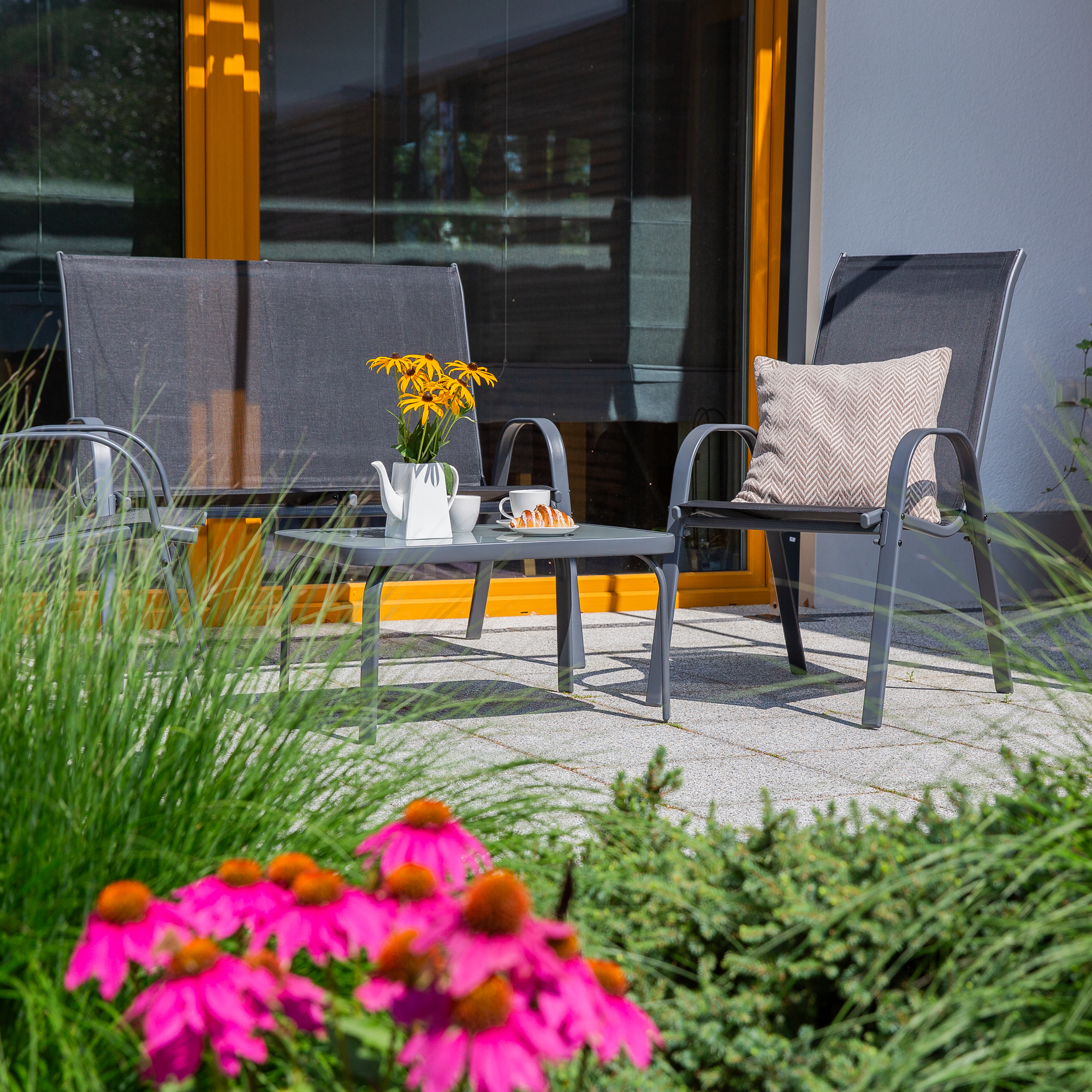 Gartenmöbel Set Manhattan anthrazit PATIO