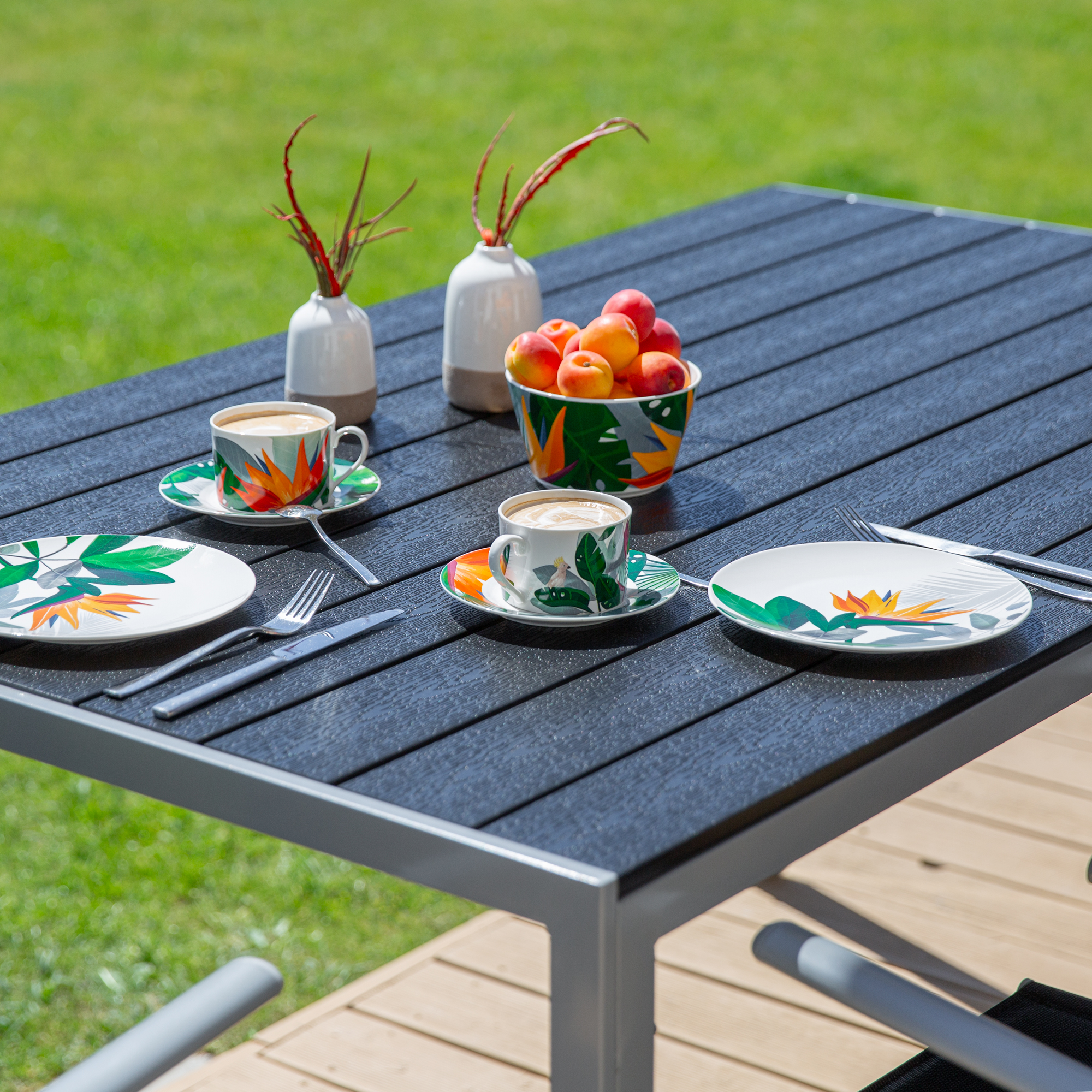 Set di mobili da giardino Astoria argento PATIO