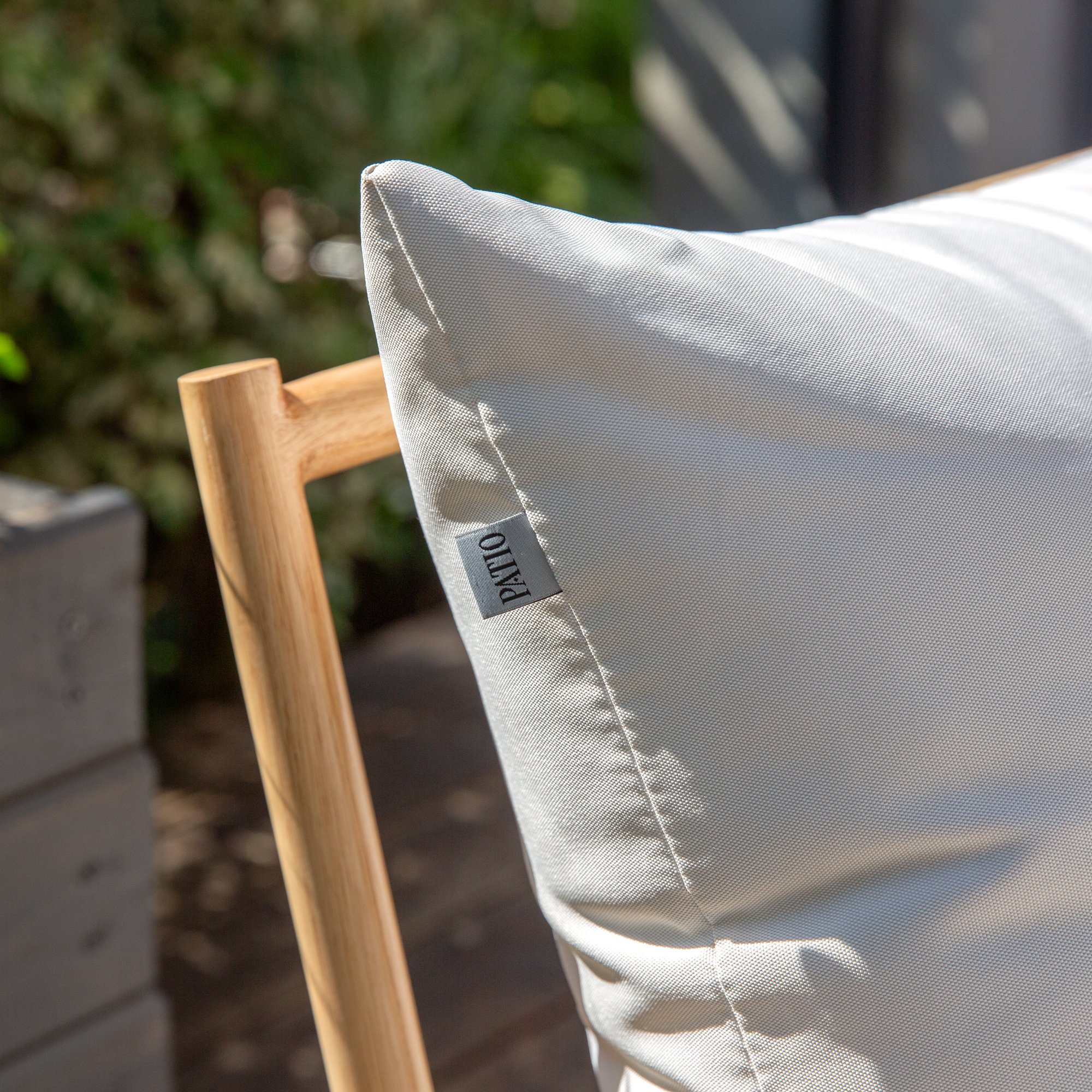 Gartensofa mit Fußhocker Estelle beige PATIO