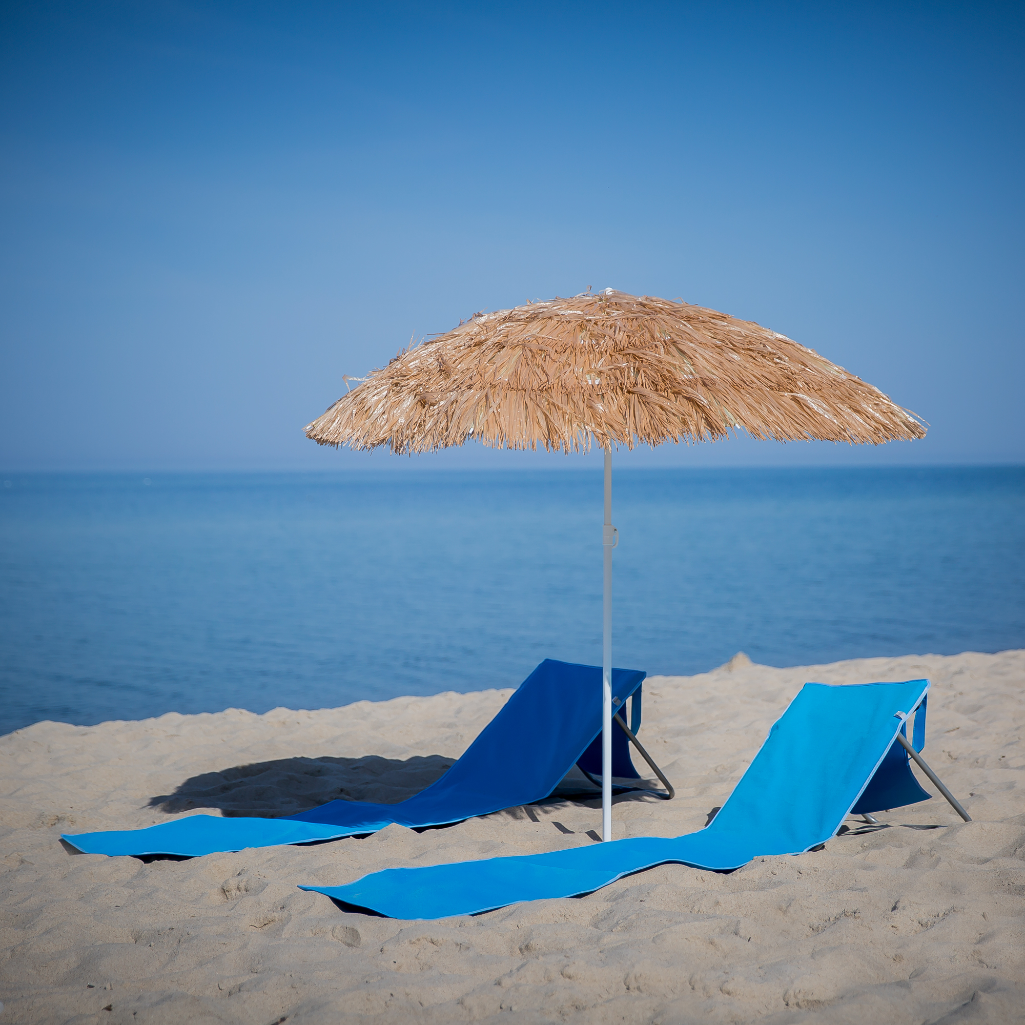 Șezlong de plajă Mare D032-11OW albastru PATIO  