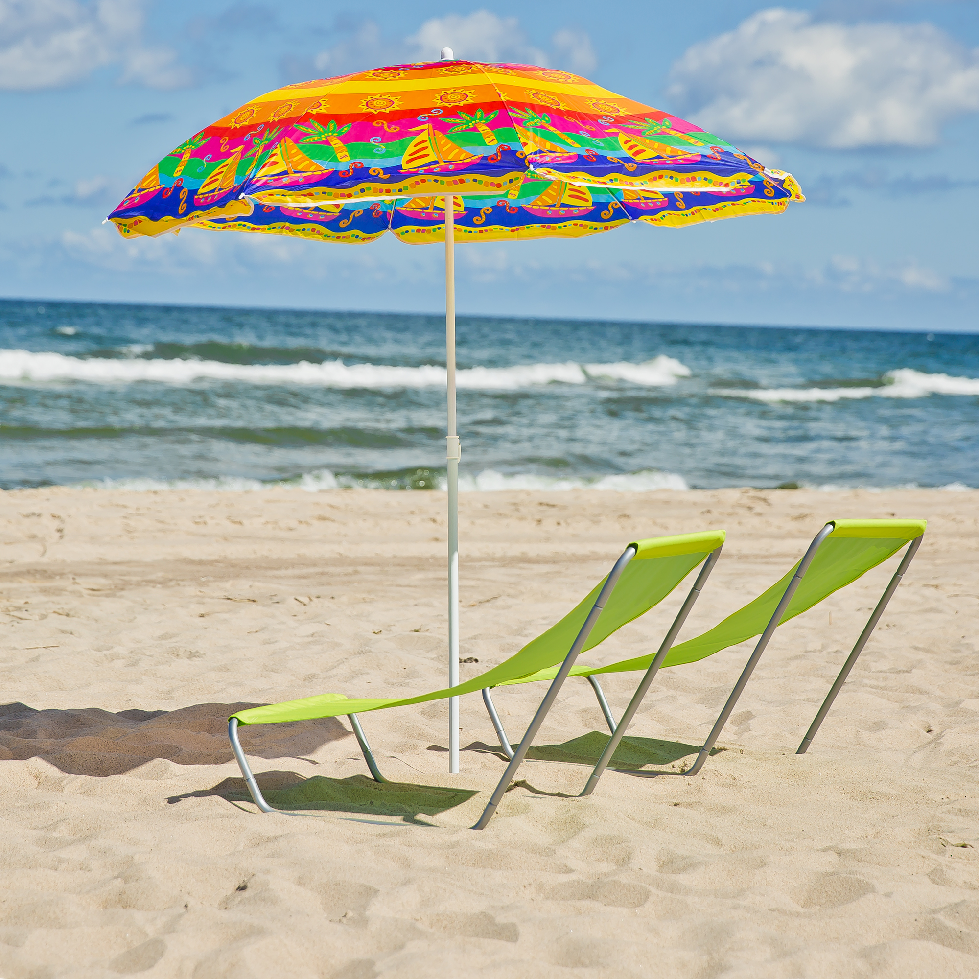 Sedia a sdraio da spiaggia Caldo verde PATIO