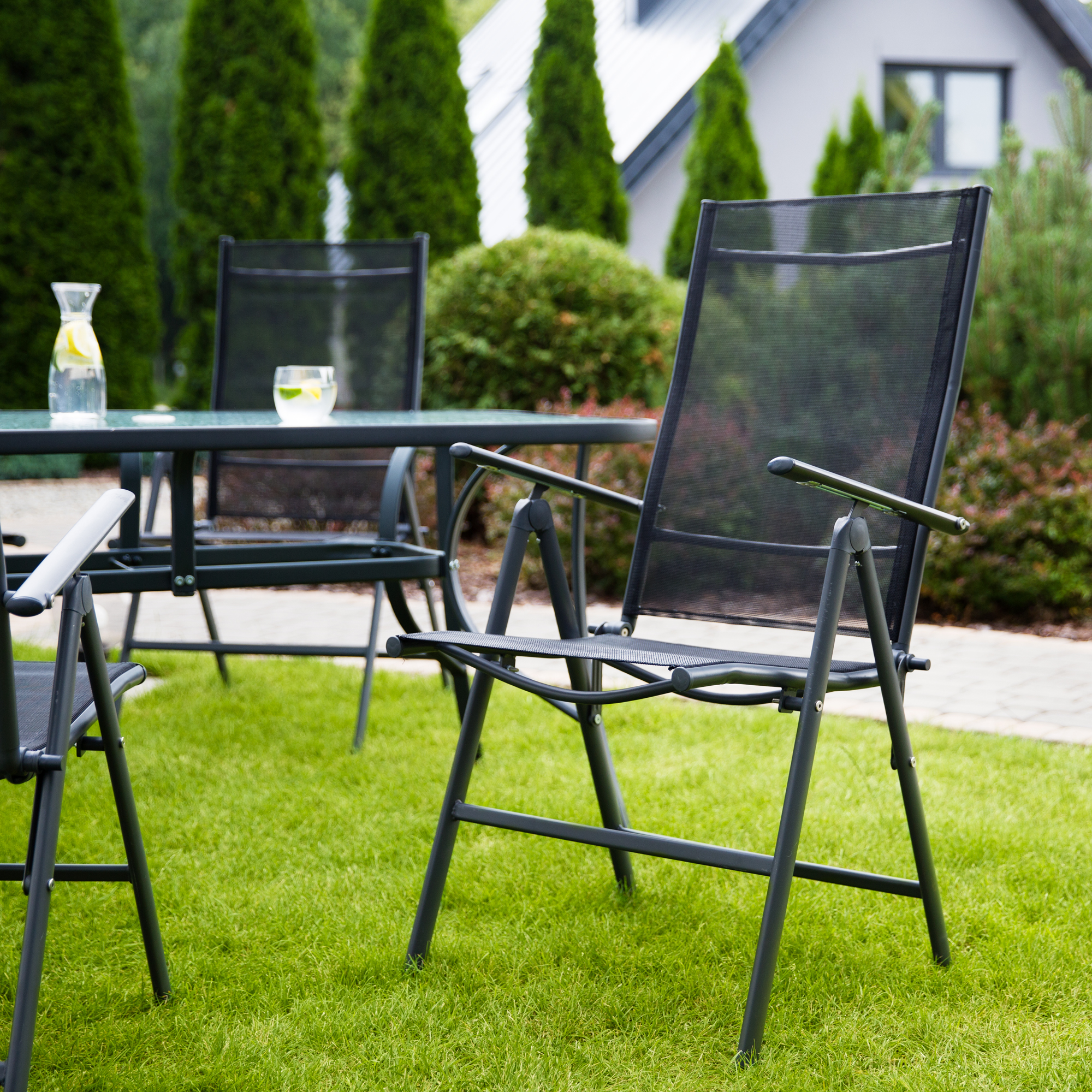 Klappsessel Lagos 7-fach anthrazit PATIO