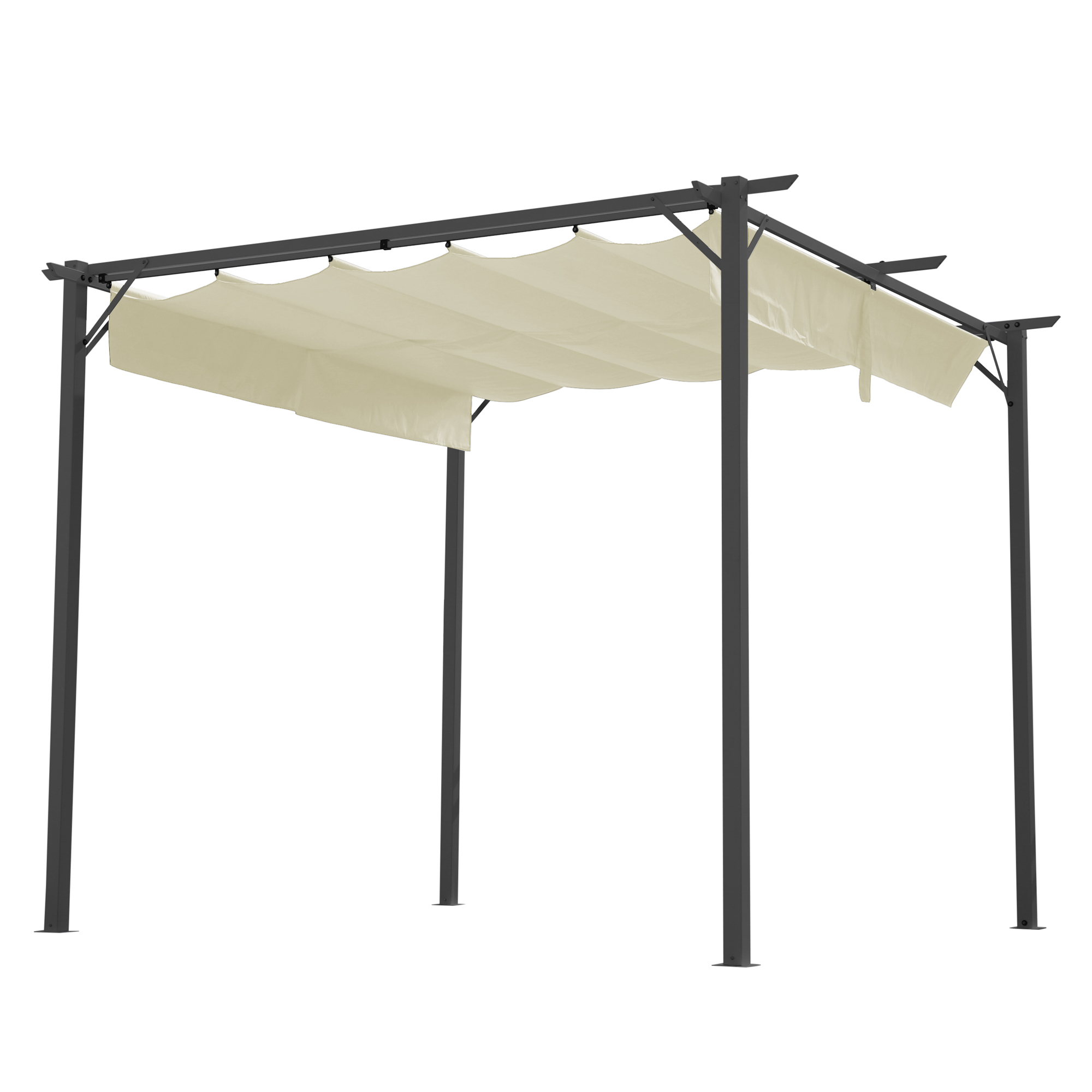 Pergolato da giardino/terrazza Vigo 2,9 x 2,9 m ecru PATIO