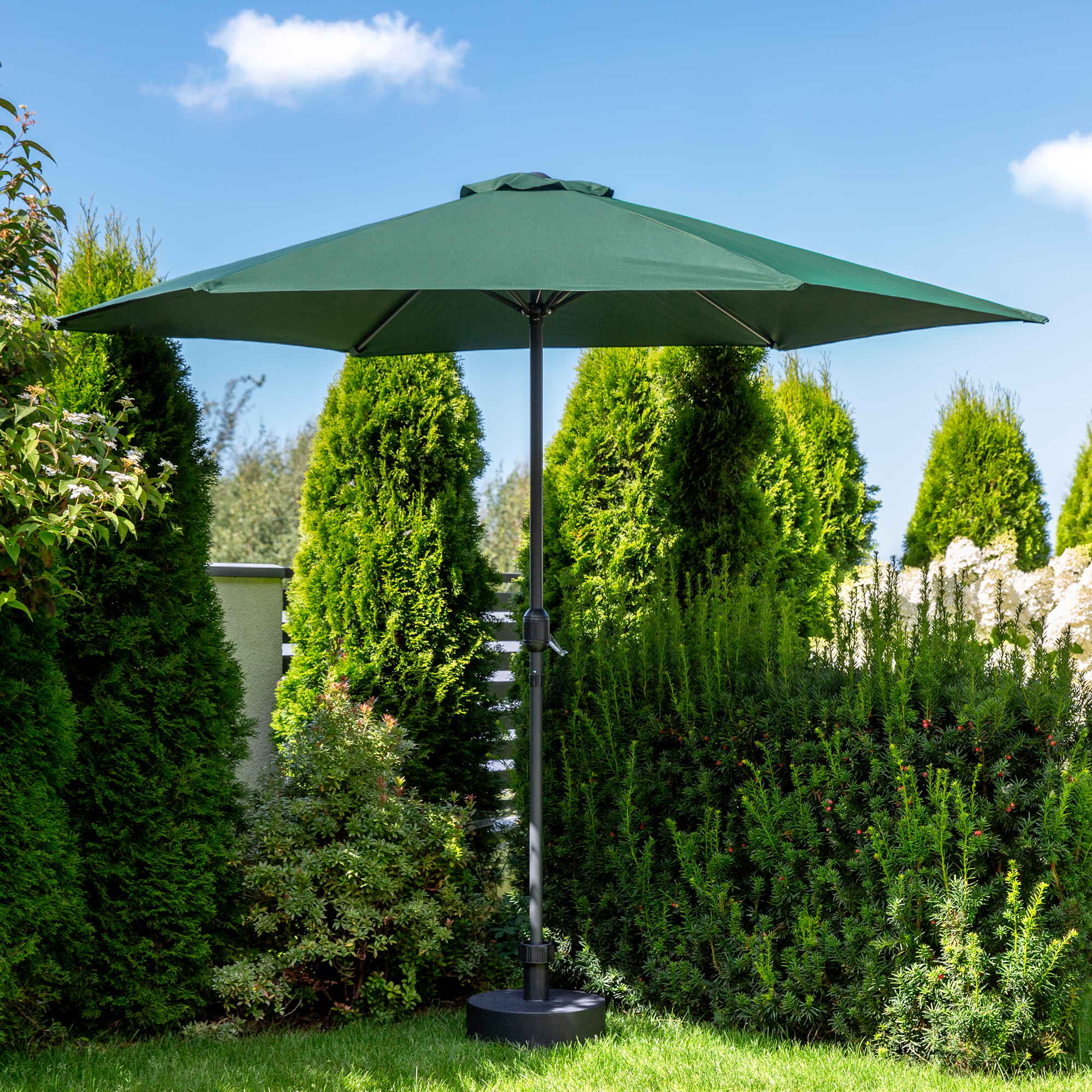 Sonnenschirm 3 M grün / anthrazit PATIO