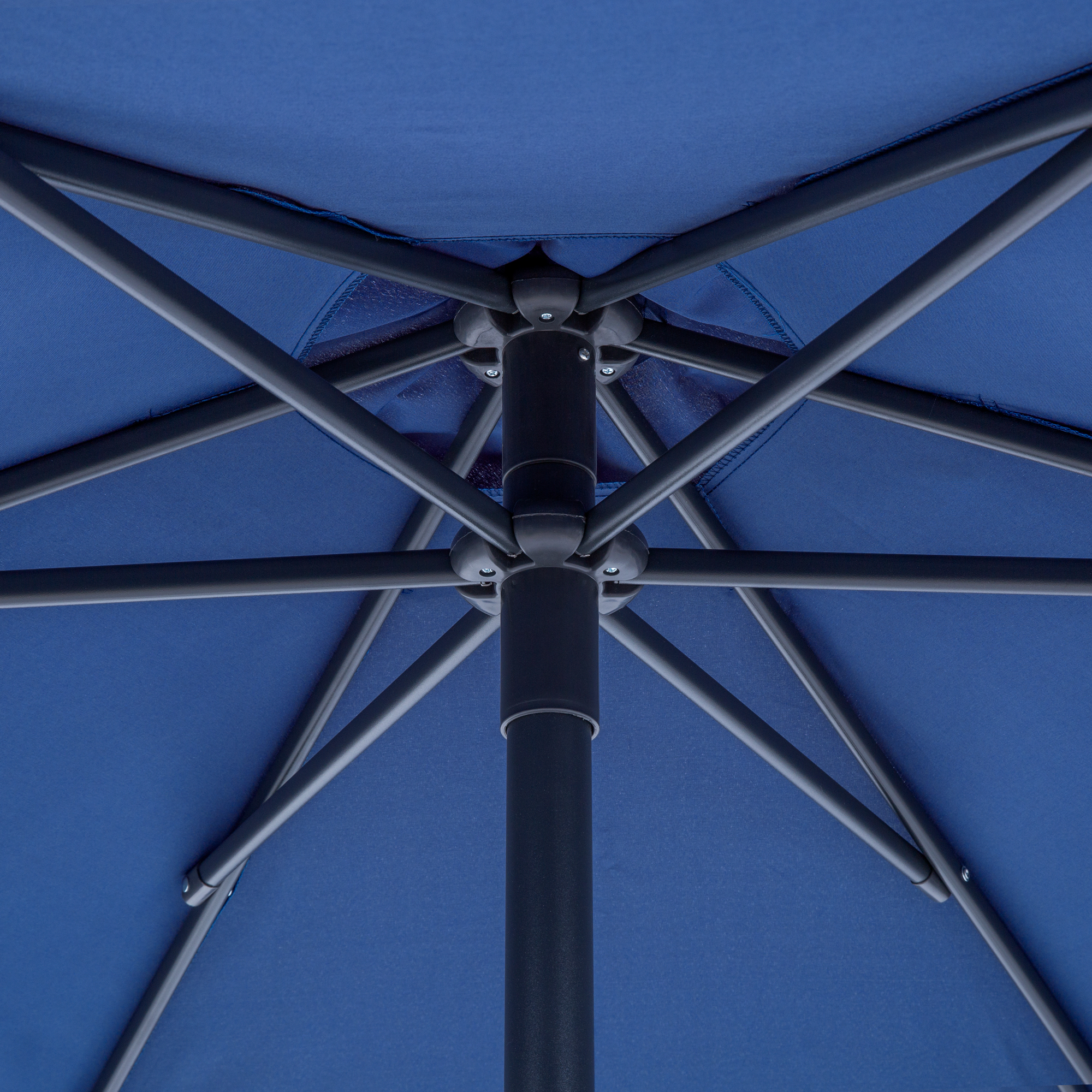 Záhradný slnečník Push Up Dark Blue 2,5 m PATIO