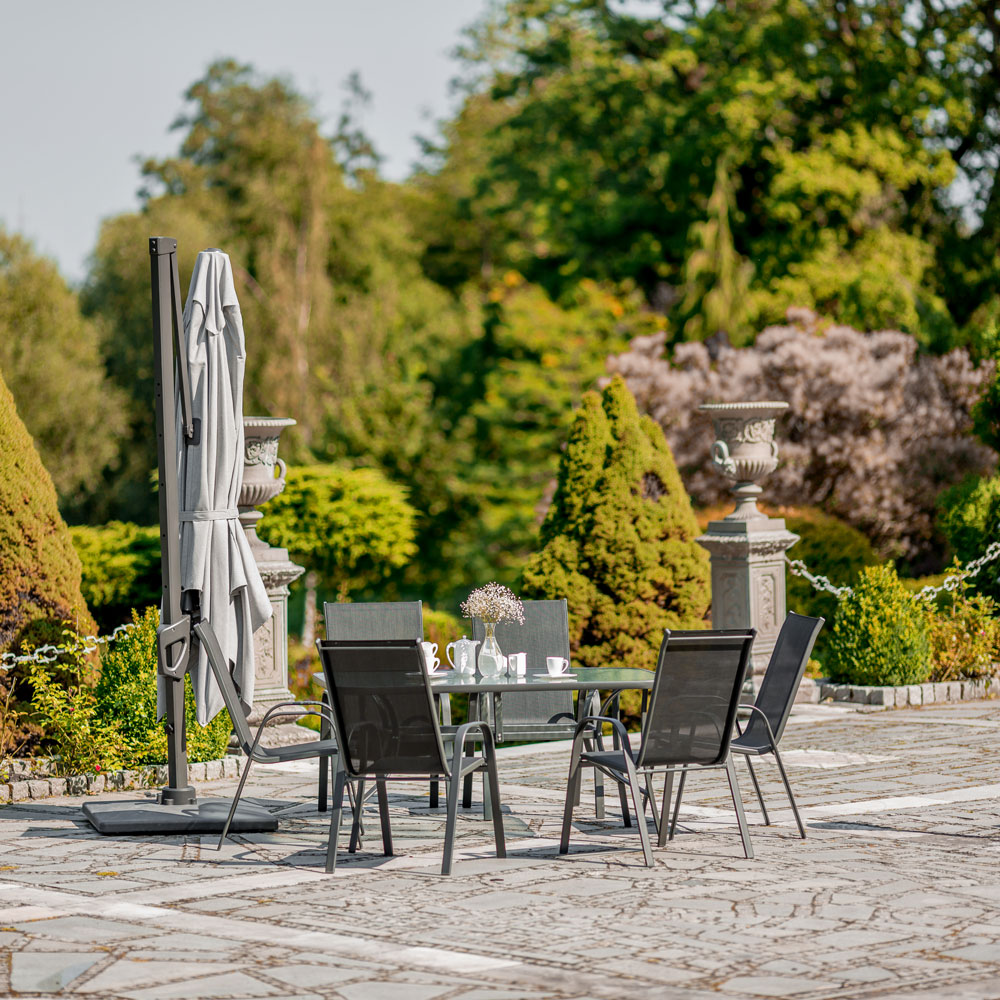 Parasol ogrodowy Verano Lux 3 x 3 m szary PATIO II GAT.