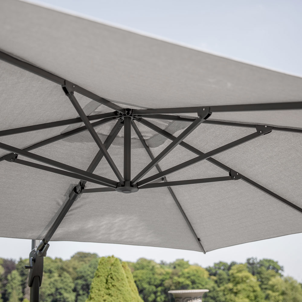 Parasol ogrodowy Verano Lux 3 x 3 m szary PATIO II GAT.