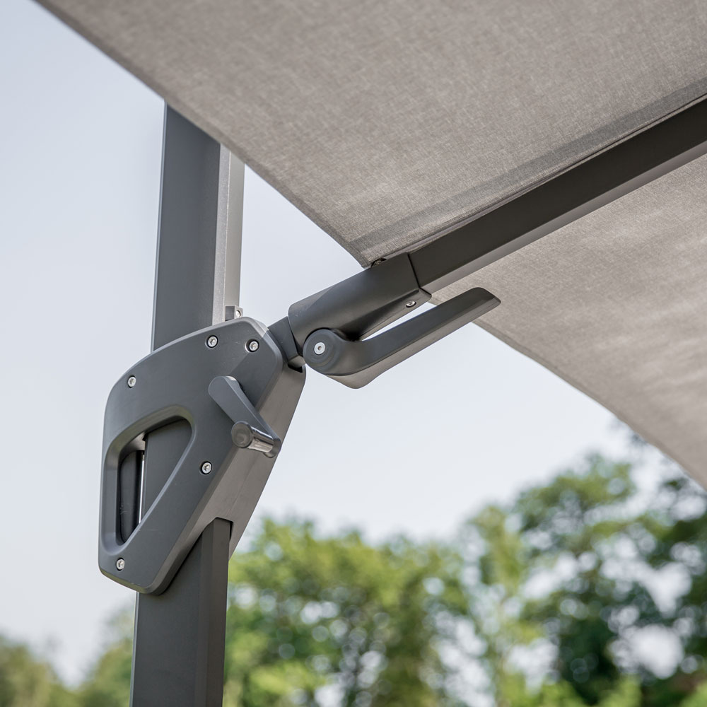 Parasol ogrodowy Verano Lux 3 x 3 m szary PATIO II GAT.