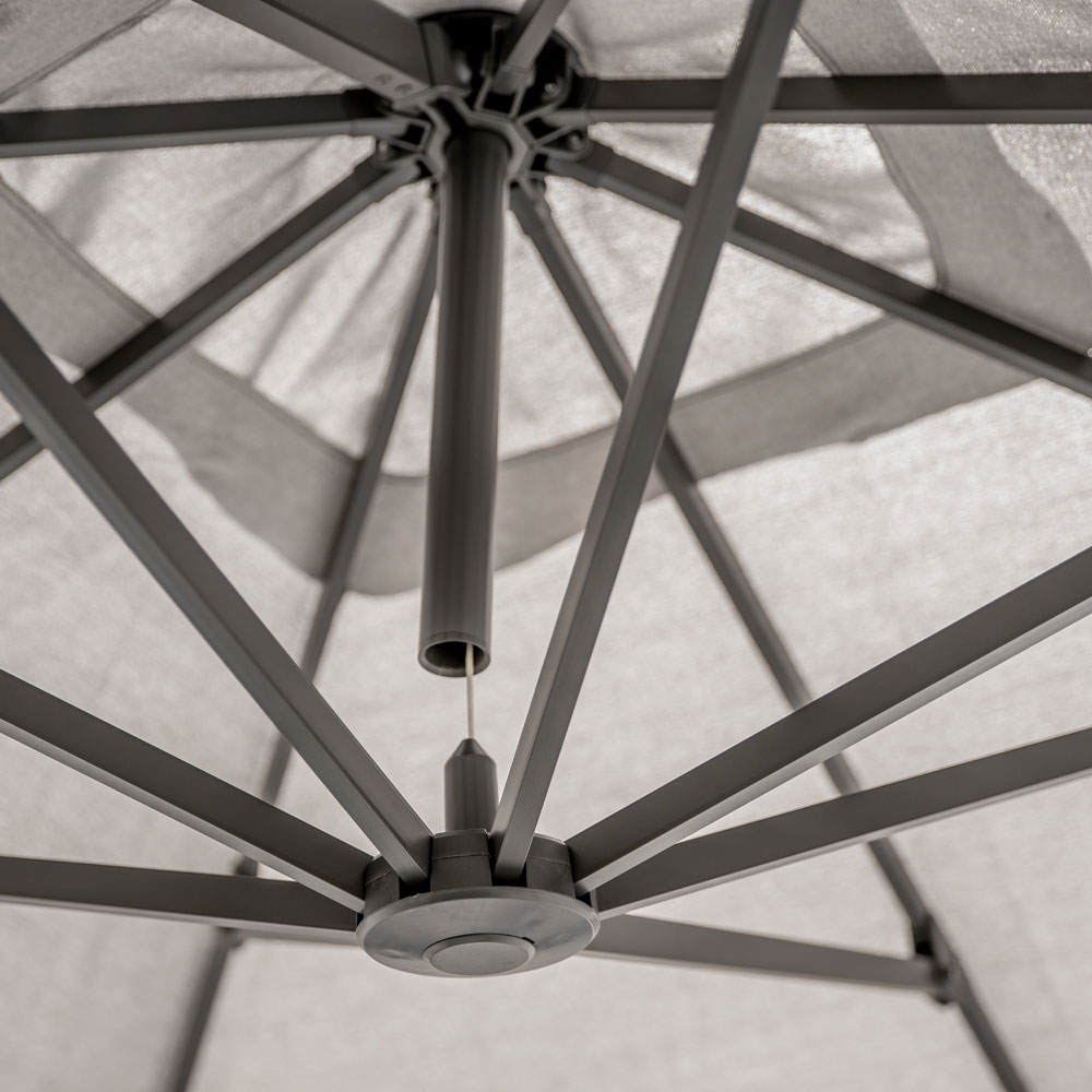 Parasol ogrodowy Verano Lux 3 x 3 m szary PATIO II GAT.