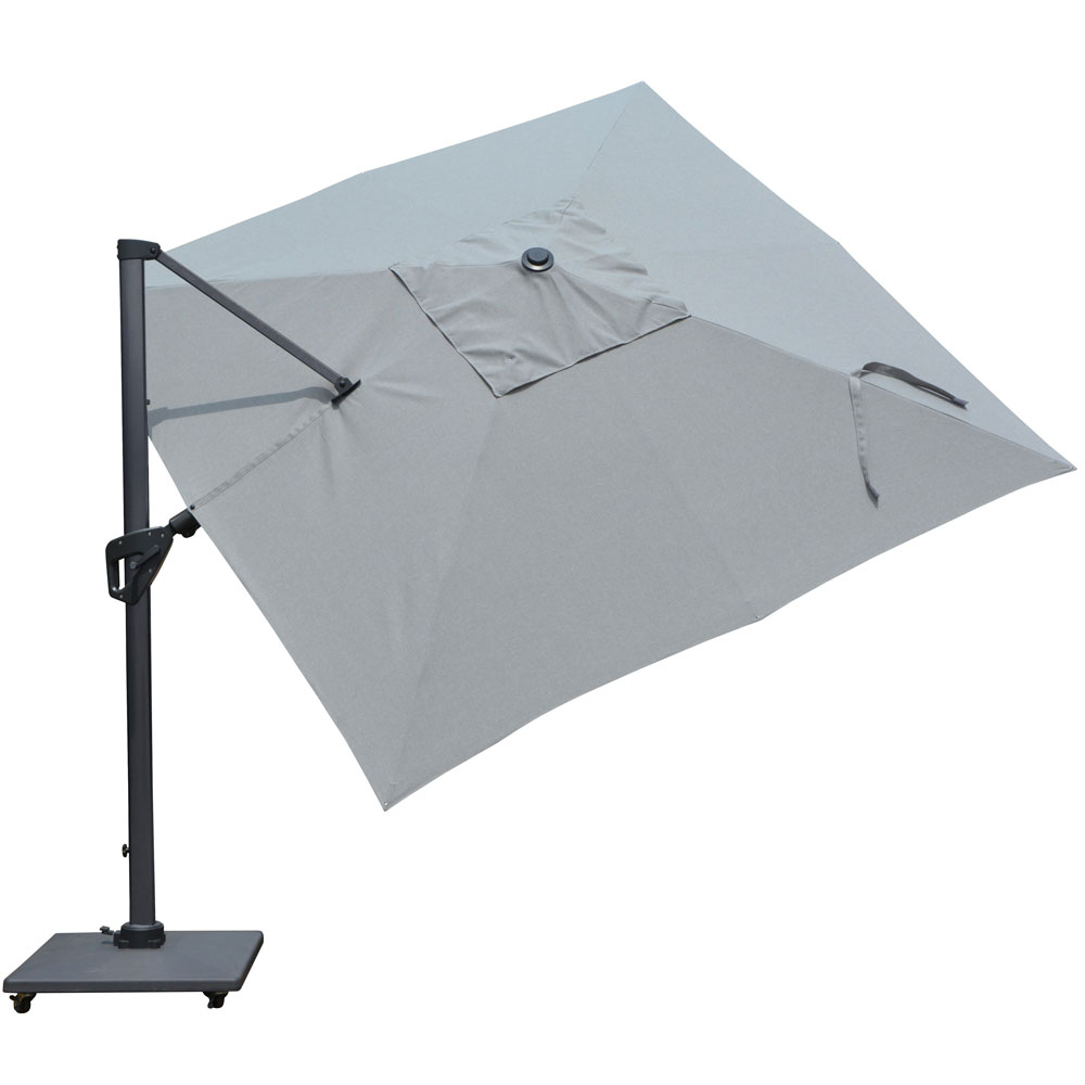 Parasol ogrodowy Verano Lux 3 x 3 m szary PATIO II GAT.