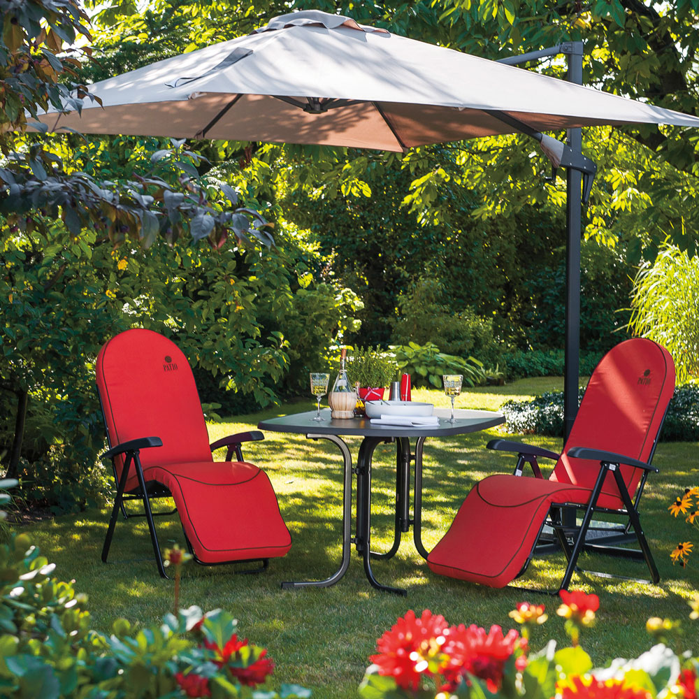 Ampelschirm Mini Roma 2,5 m ecru PATIO