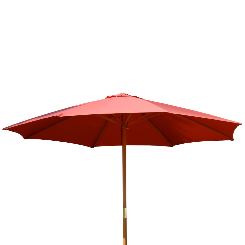 Sonnenschirm Poly 3 m rot PATIO 