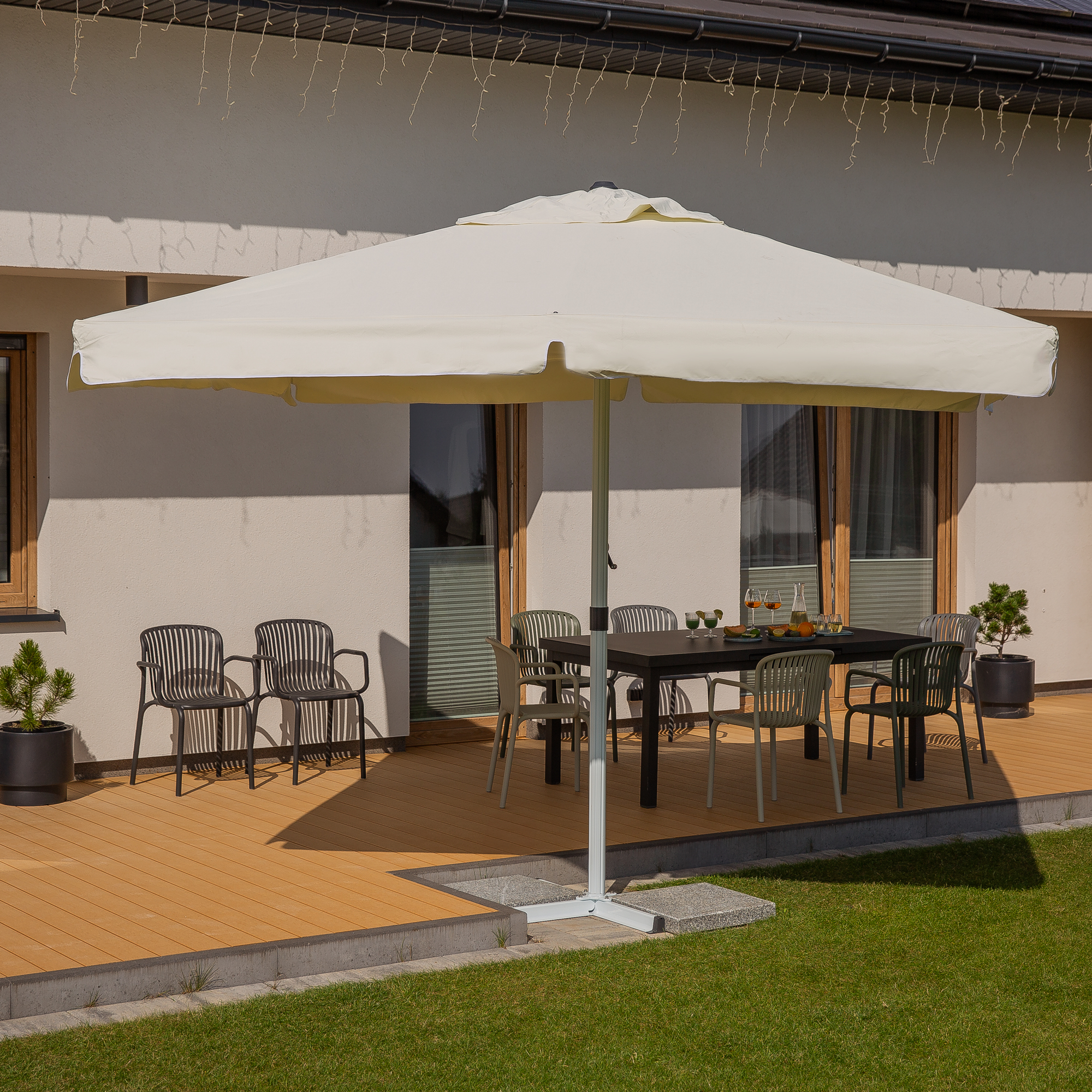 Ombrellone da giardino Resto 3,5 x 3,5 cm ecru PATIO
