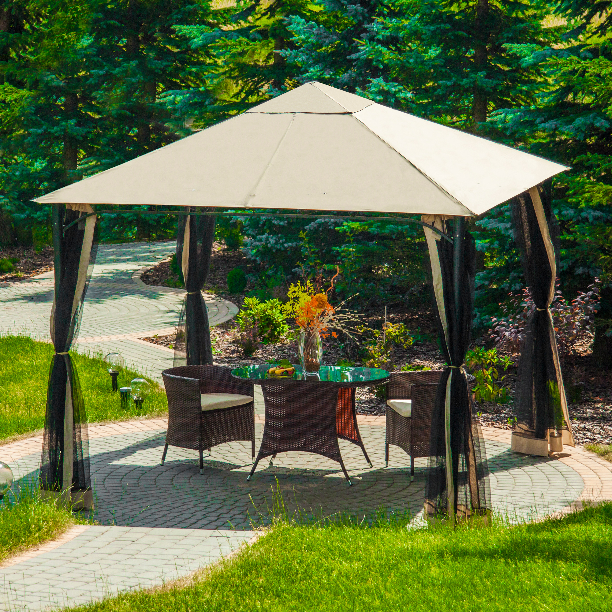 Poszycie dachu do pawilonu Alicante 3 x 3 m D031-15CW PATIO