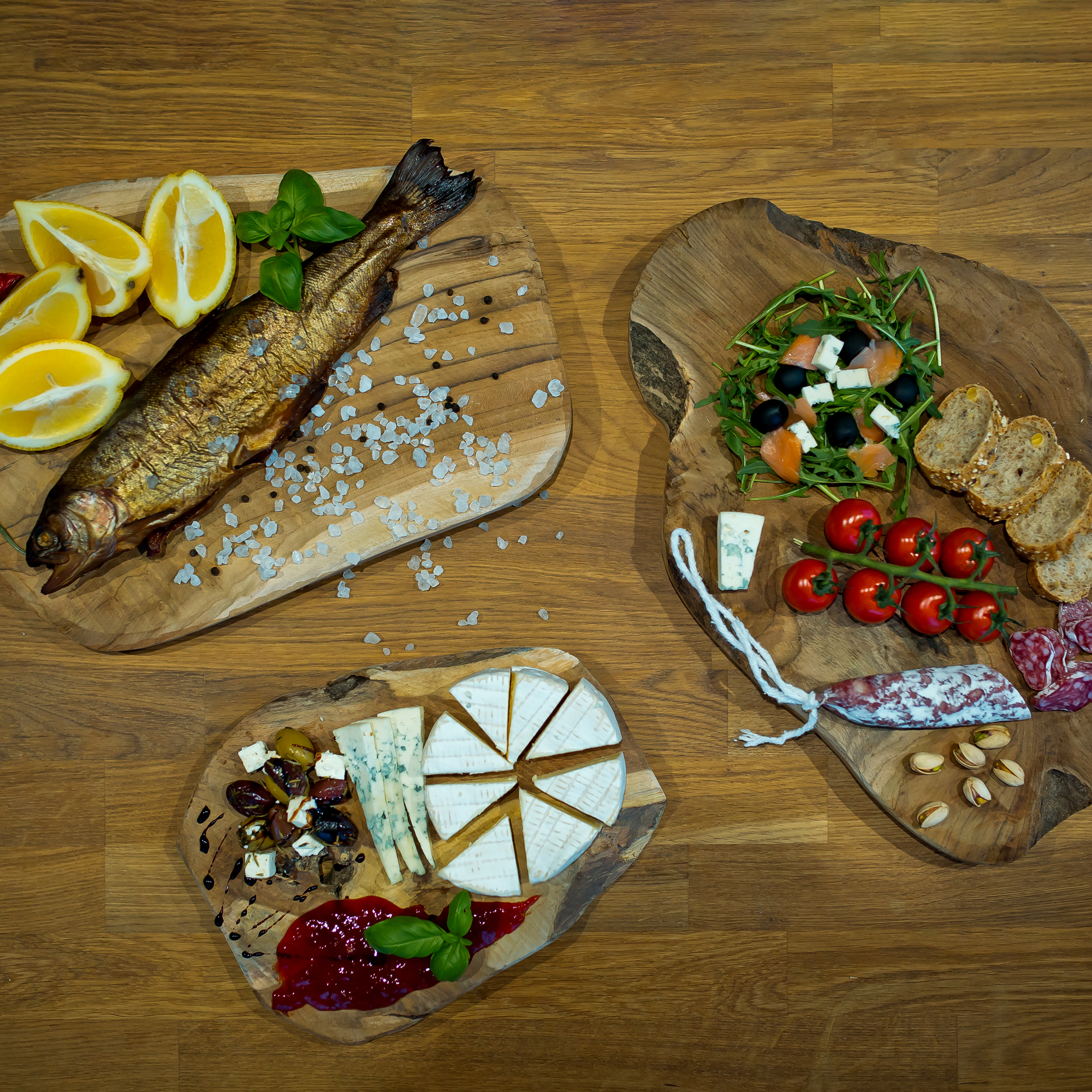 Board / Tray made of teak wood 25 x 2 cm TWEAKWOOD