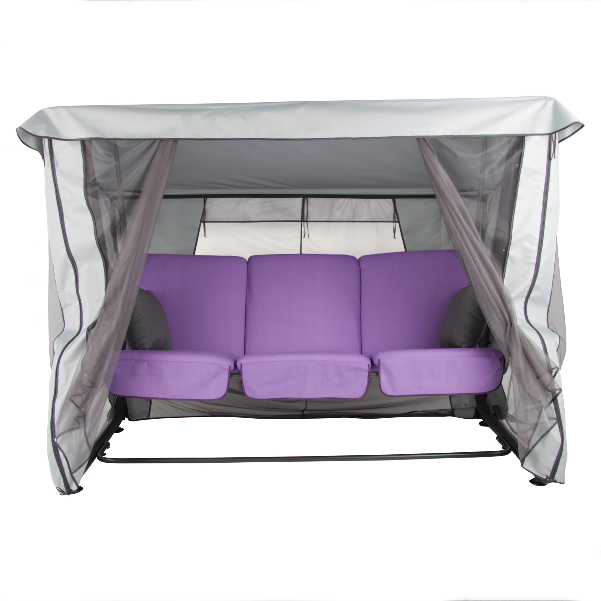 Hollywoodschaukel mit Moskitonetz Venezia 4-Sitzer D002-18PB PATIO