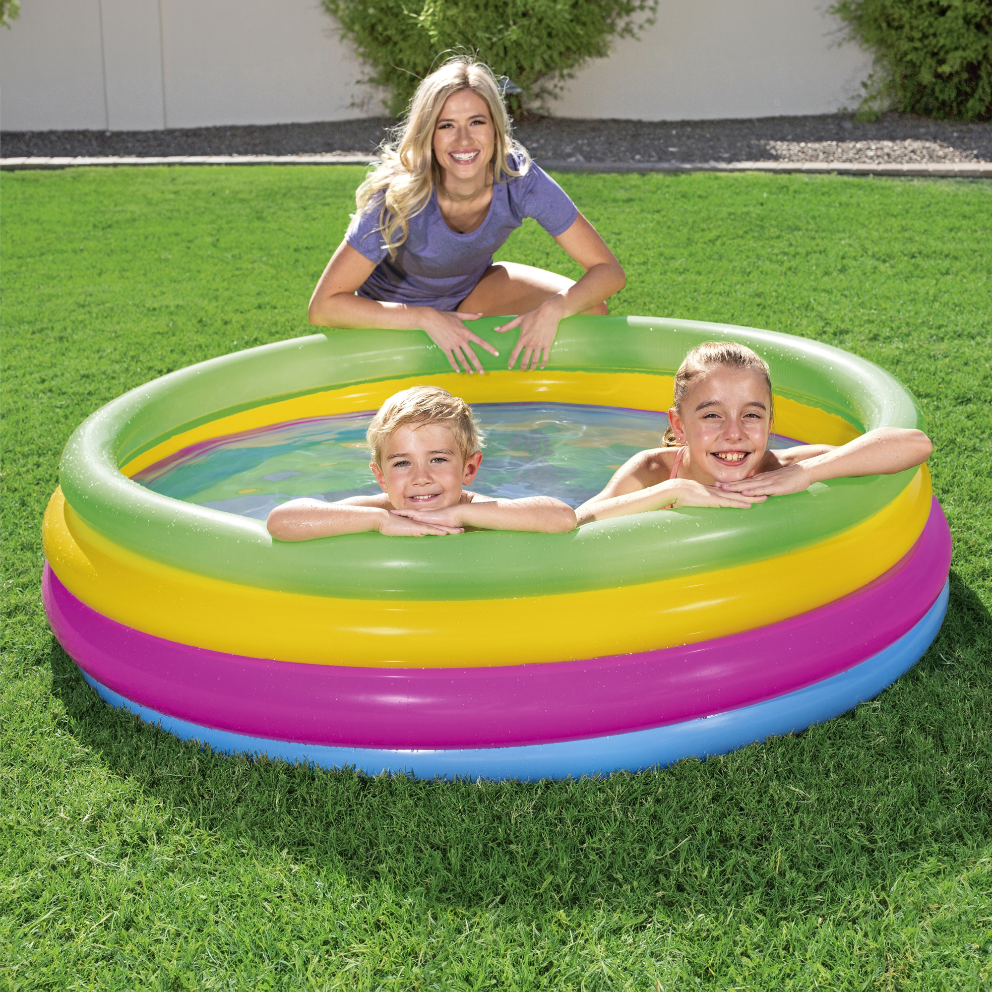 Piscina gonfiabile Play Pool 4 anneaux 157 x 46 cm BESTWAY