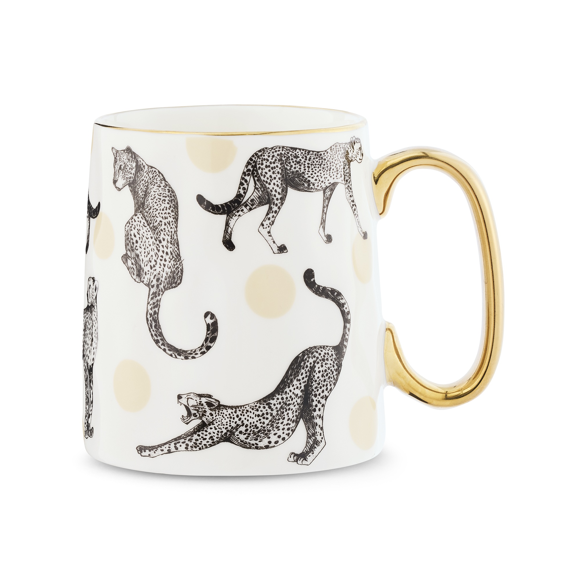 Taza Zanzi 400 ml guepardos oro AMBITION