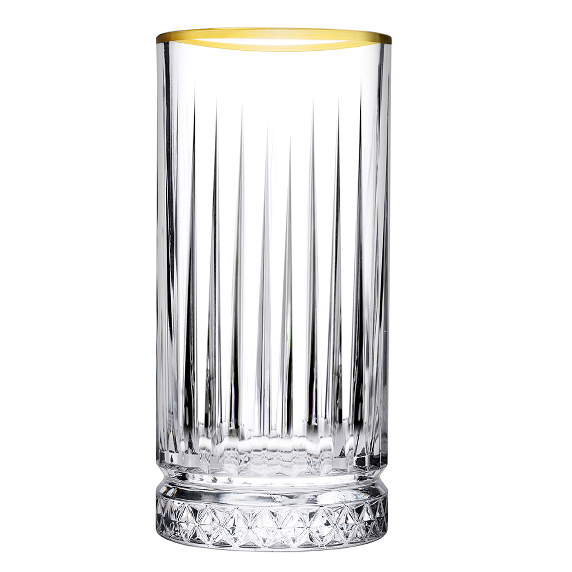 Sada 4 vysokých sklenic Elysia Gold 280 ml PASABAHCE