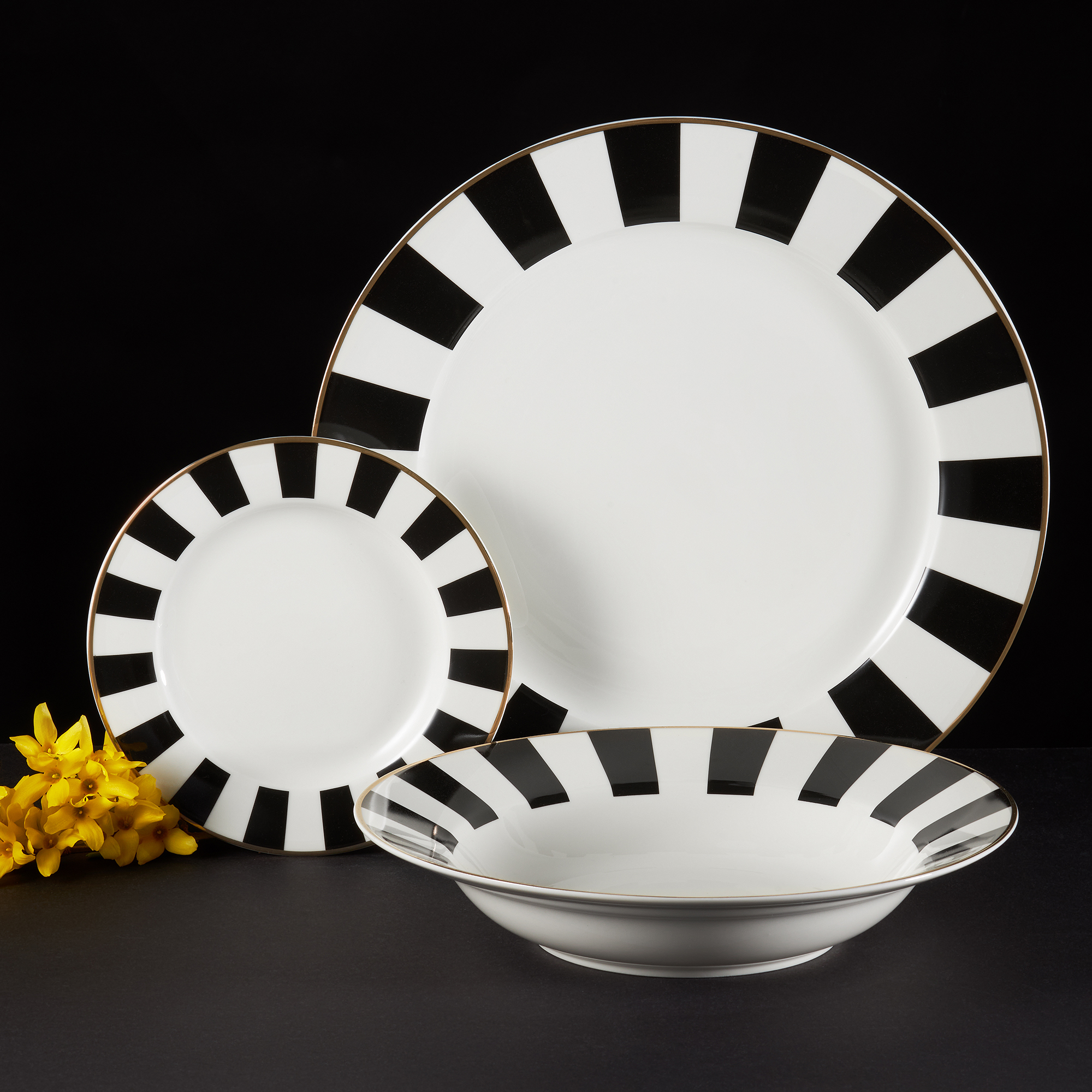Plato llano Ribs 27 cm AMBITION