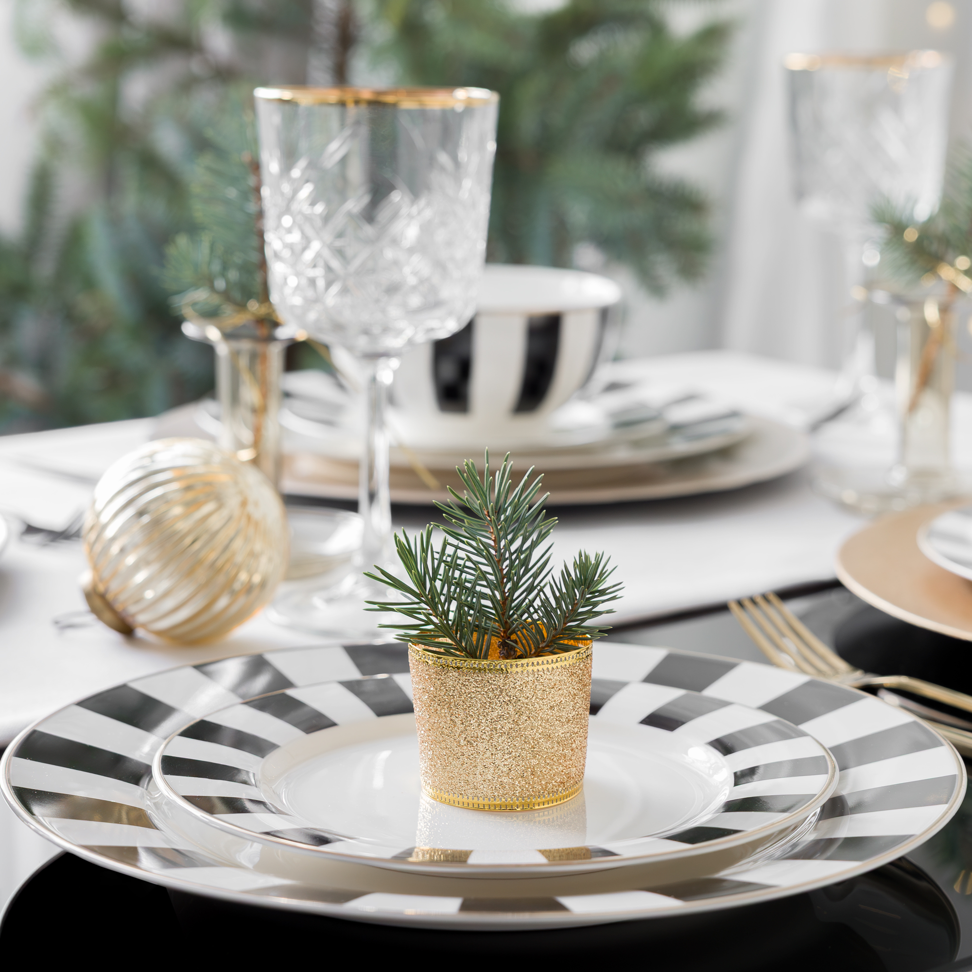 Dinner plate Ribs 27 cm AMBITION