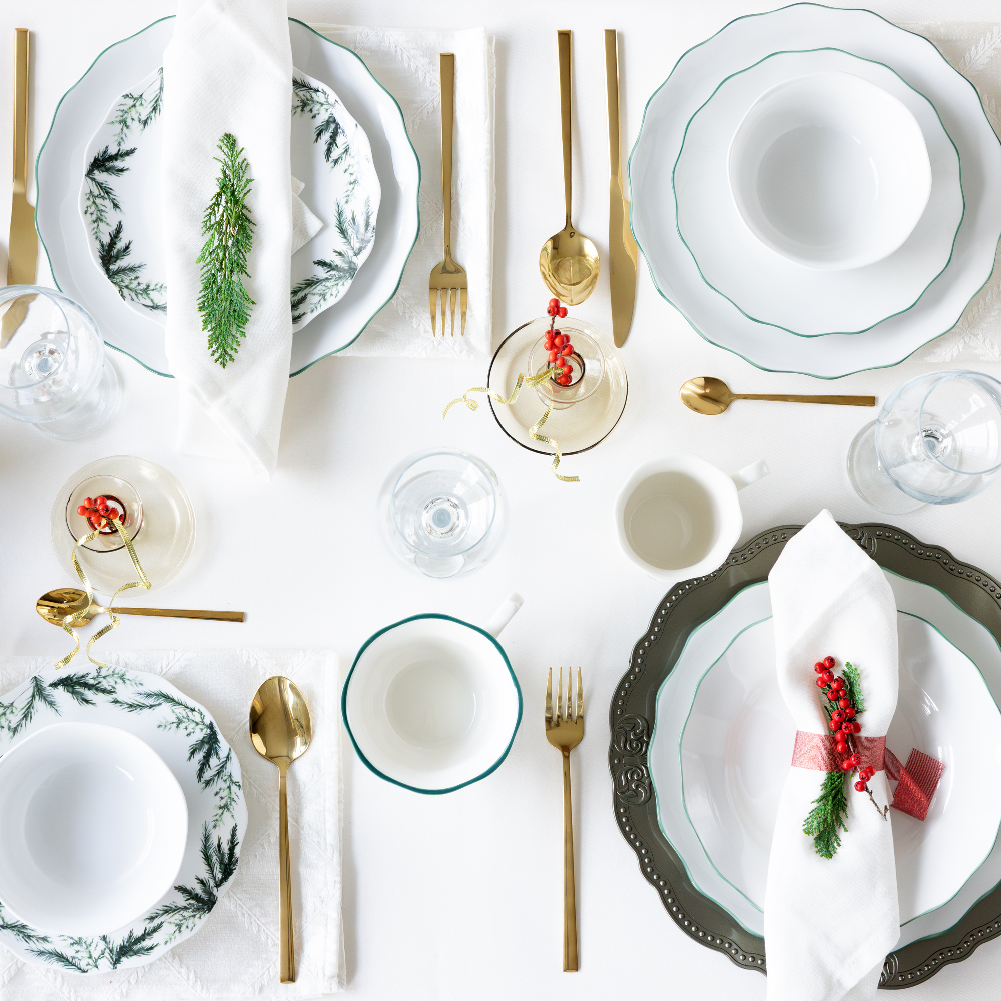 Desserttallrik Verge Pine 21 cm AMBITION