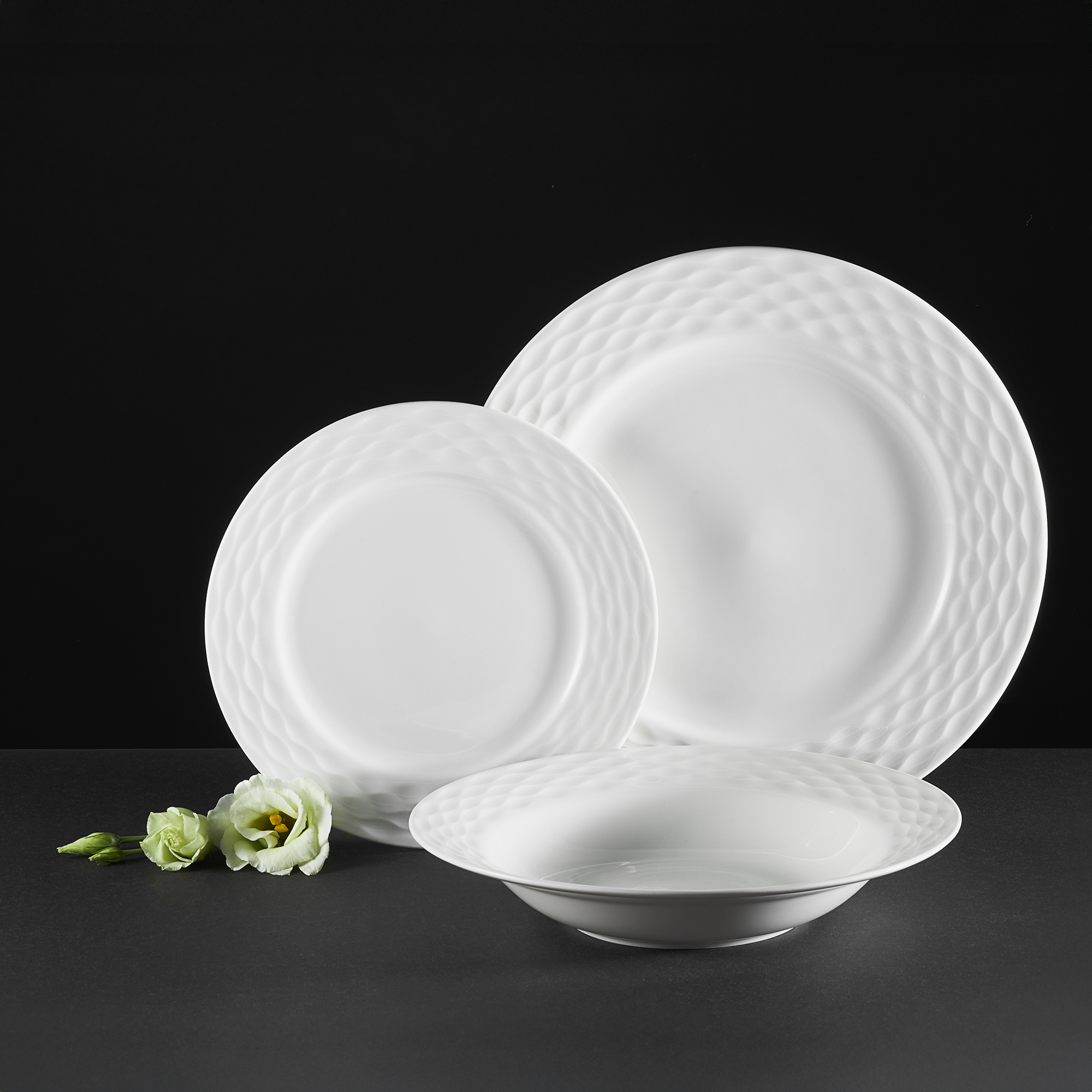 Serwis obiadowy dla 6 osób Paola 18-elementowy AMBITION