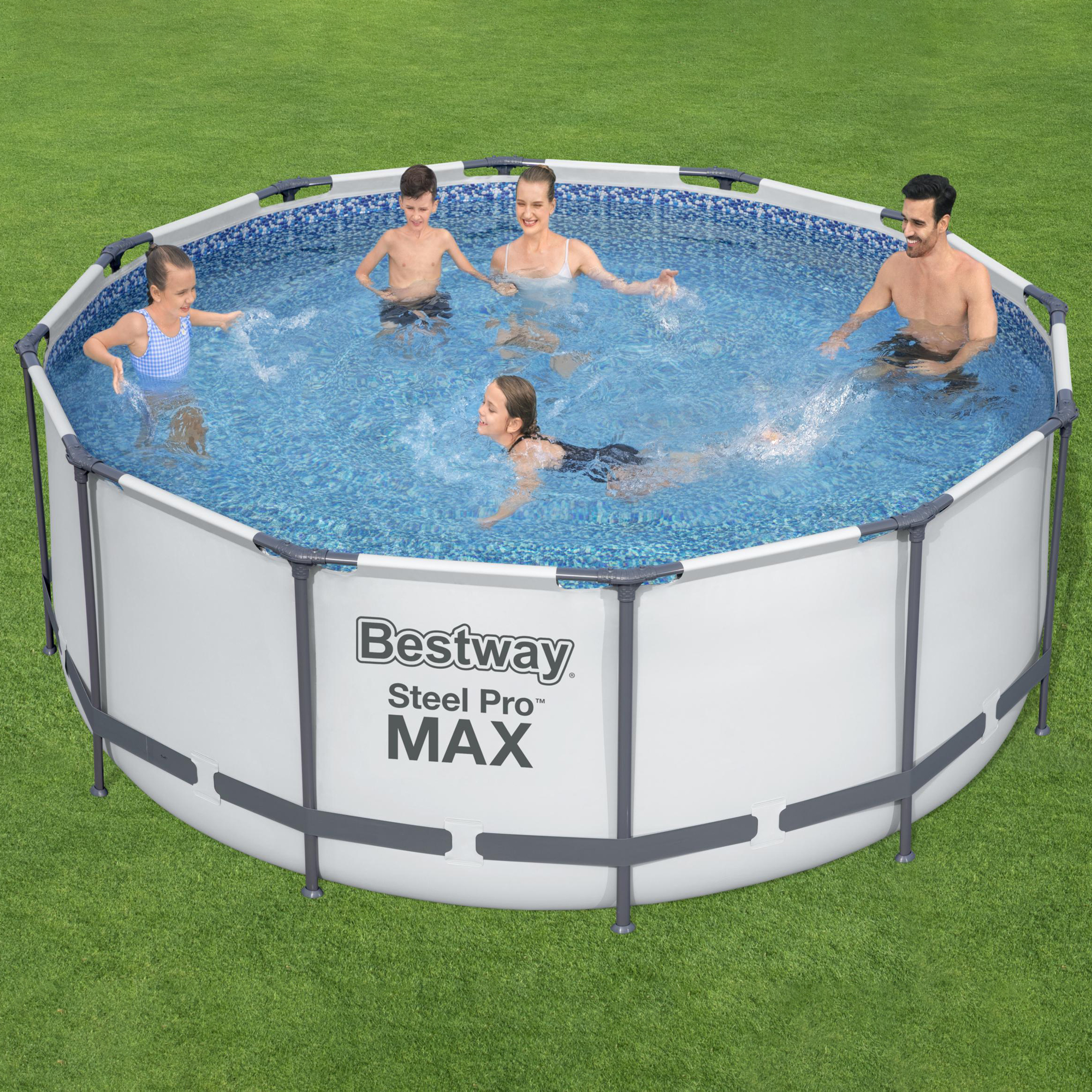 Pool mit Gestell Steel Pro Max 366 x 122 cm 10250 l 5 in 1 BESTWAY
