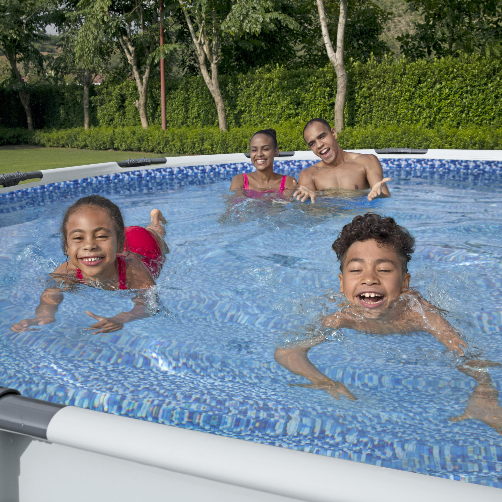 Pool mit Gestell Steel Pro 427 x 84 cm 10220 l BESTWAY