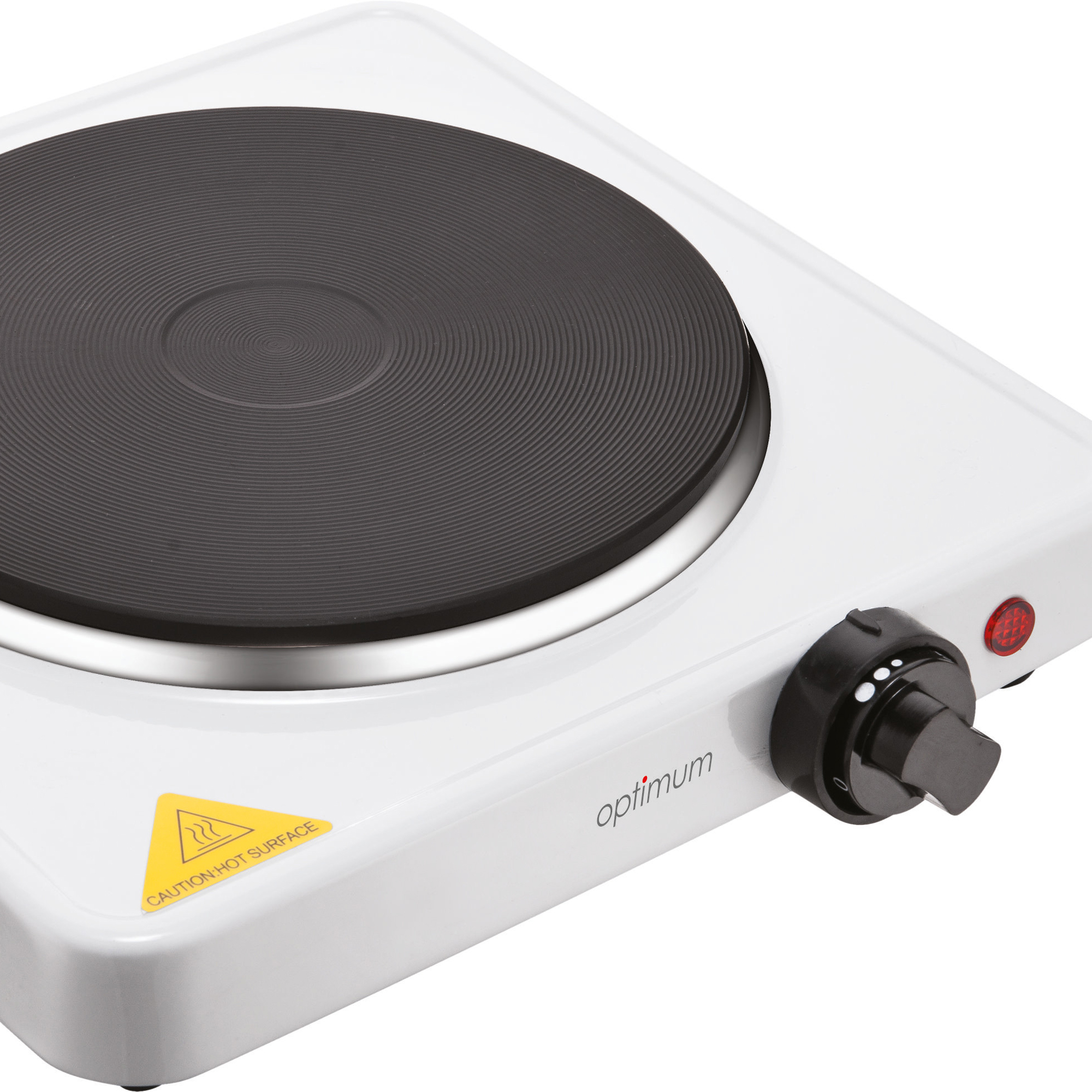 Kuchenka elektryczna przenośna 1-płytowa PK-1546 biała OPTIMUM