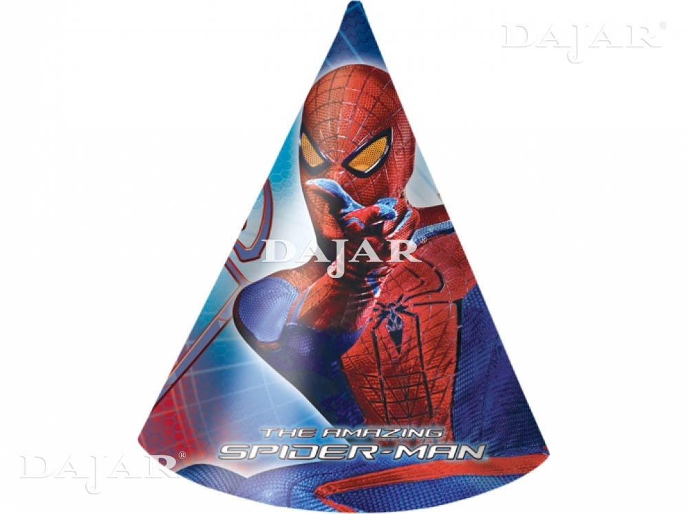 Gorro de cumpleaños Spiderman 6 piezas DISNEY