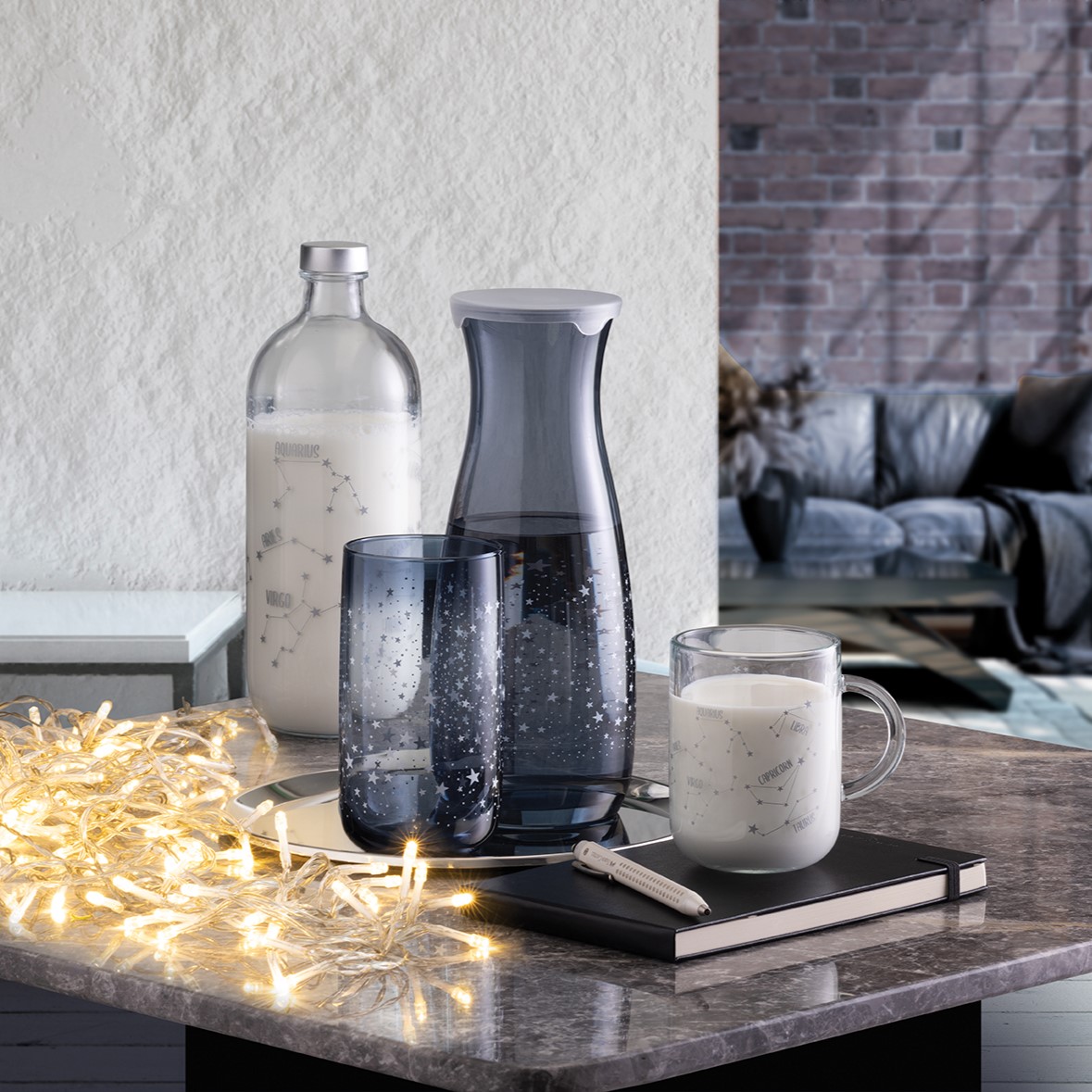 Set of 2 mugs Night Sky 330 ml PASABAHCE