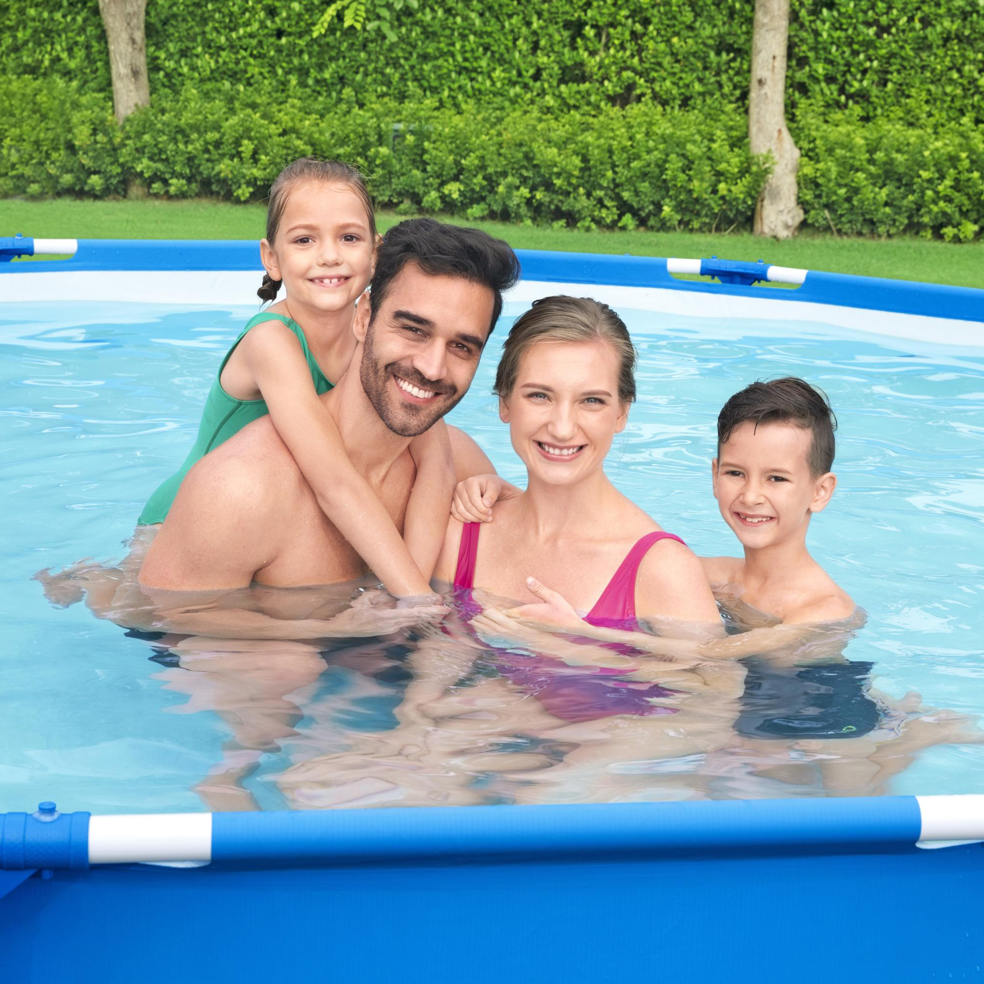 Pool Steel Pro™ Frame  396 x 84 cm  mit Filterpumpe BESTWAY