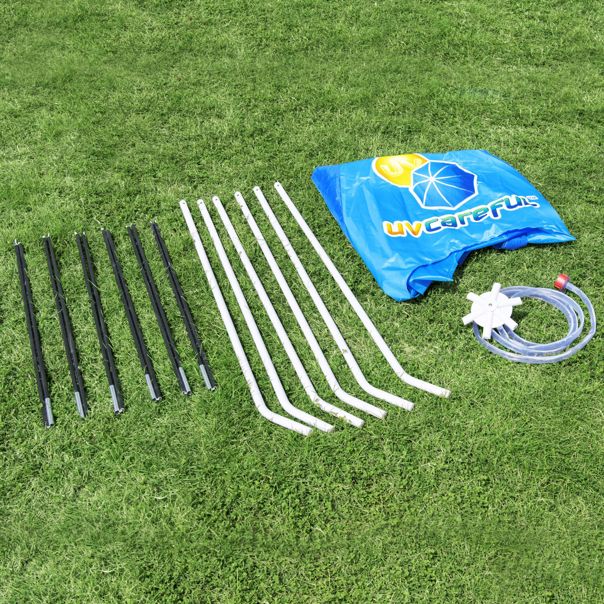 Nadzemní bazén s rámem Steel Pro se stříškou a sprchou 183 x 51 cm, 930 l BESTWAY
