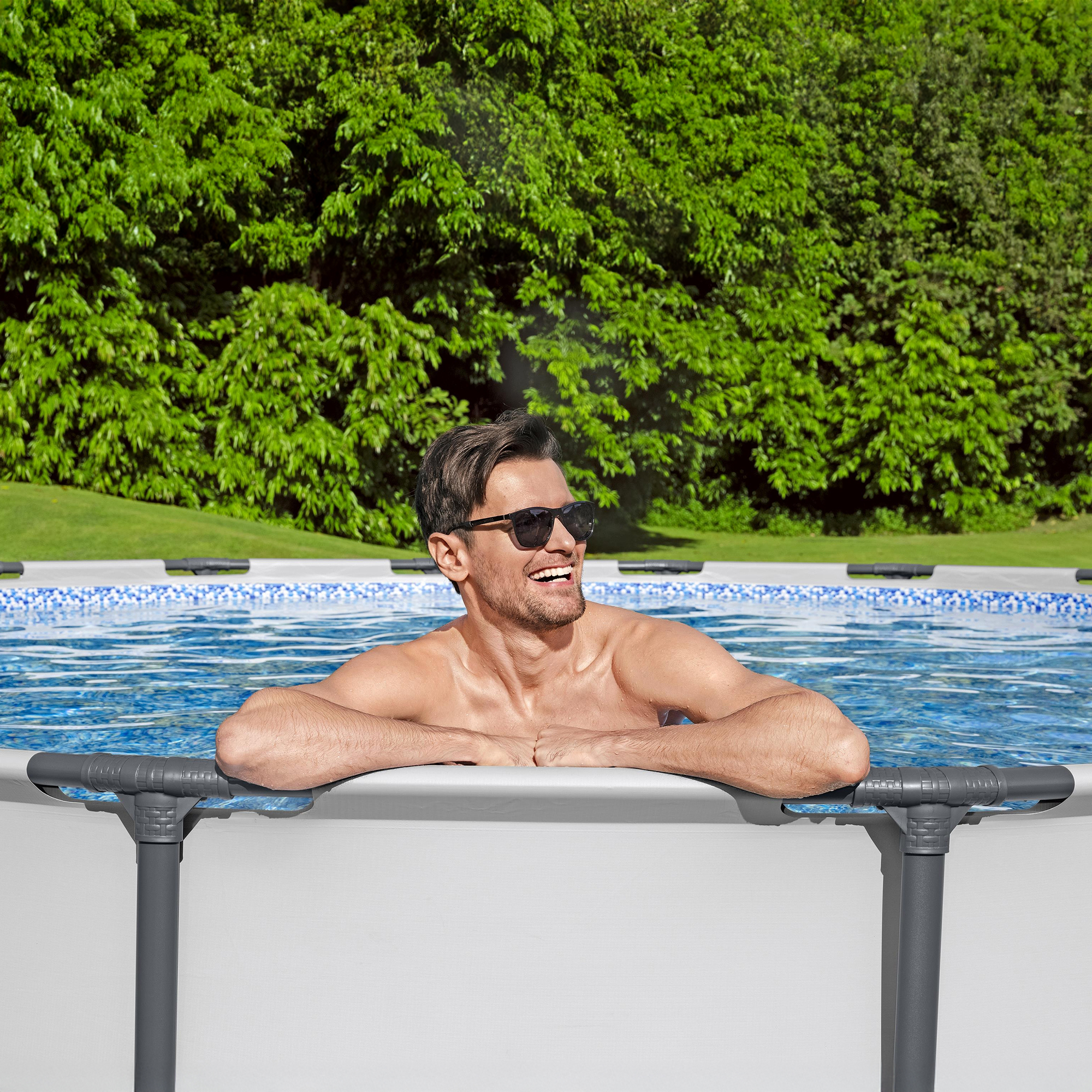Piscina autoportante tubular Steel Pro Max 488 x 122 cm 19480 l BESTWAY