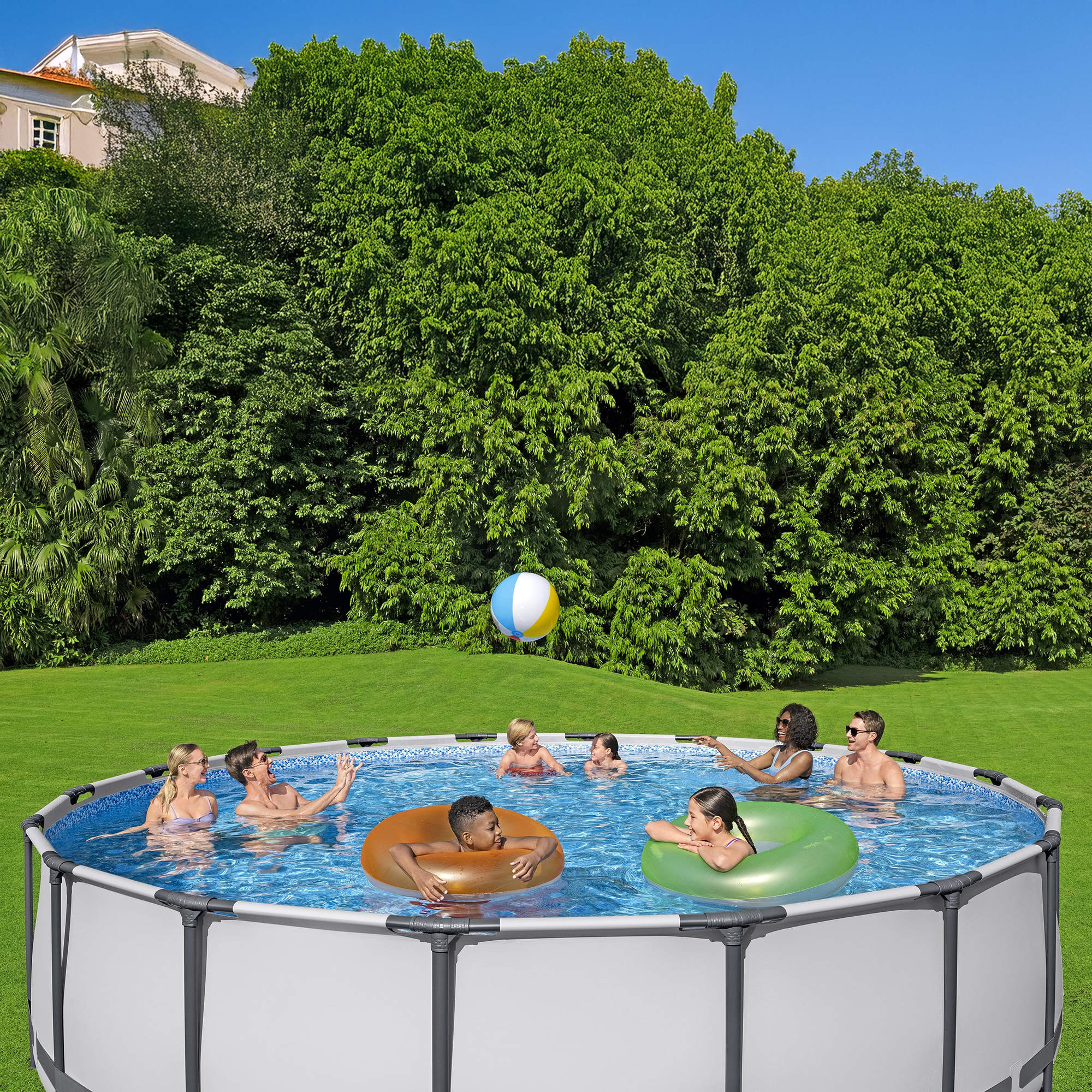 Piscina autoportante tubular Steel Pro Max 488 x 122 cm 19480 l BESTWAY