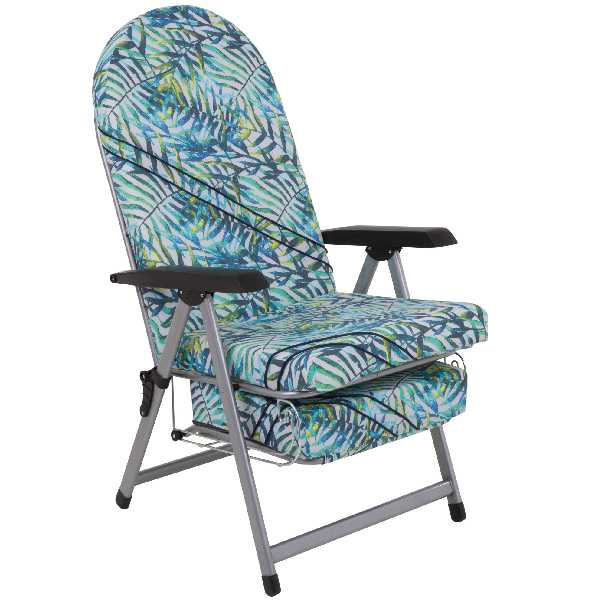 Leżak ogrodowy z podnóżkiem Gibraltar 2w1 G045-01PB PATIO