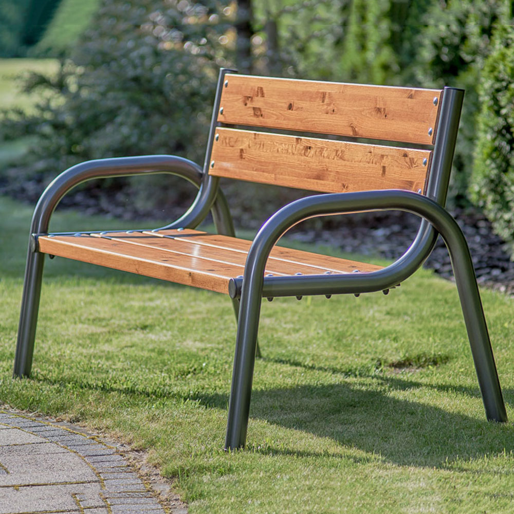 Banco Park con respaldo 150 x 74 x 86 cm PATIO
