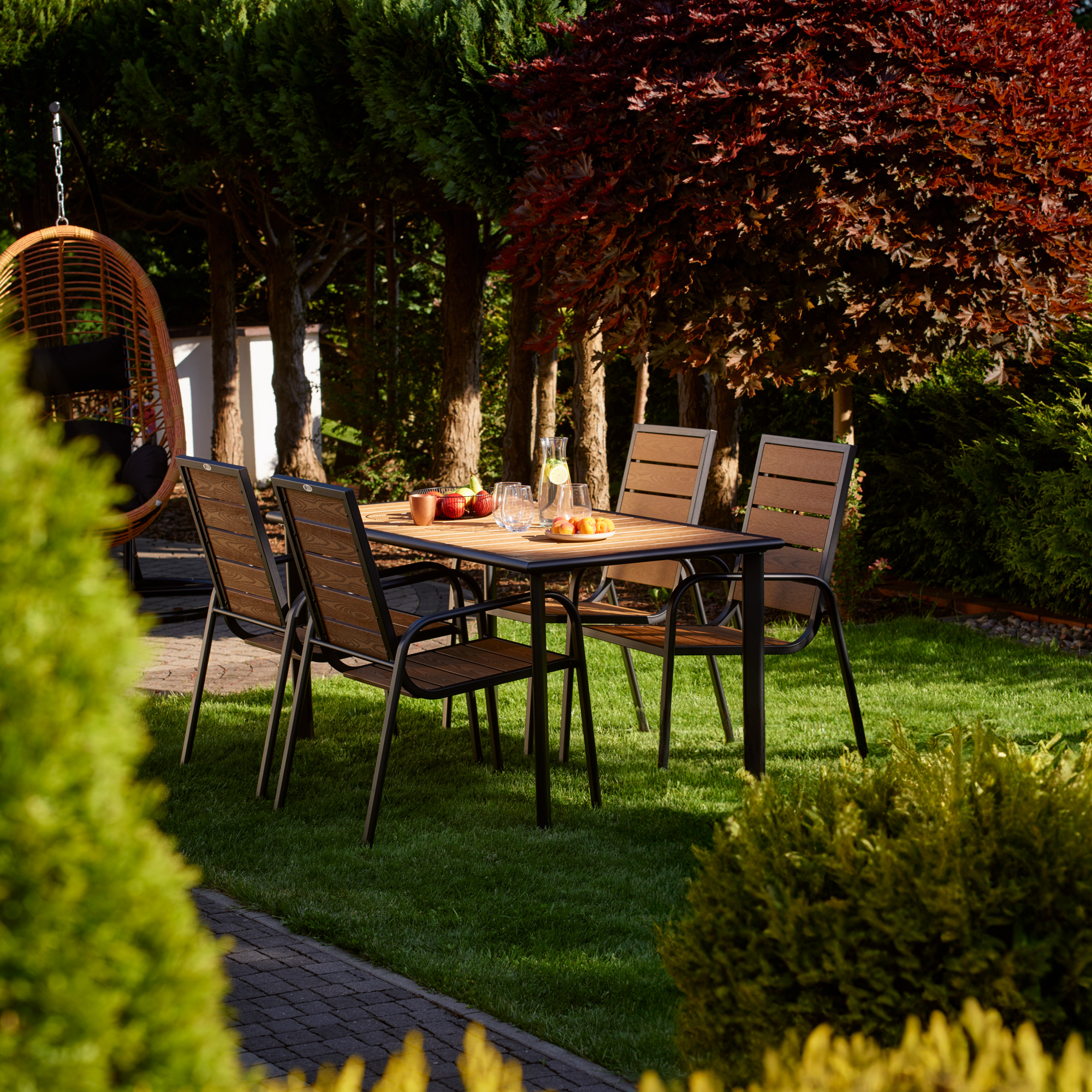Trädgårdsstol Solar brun PATIO  