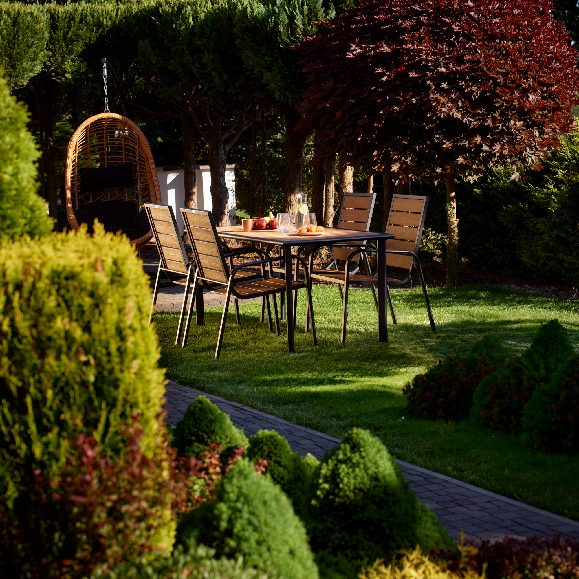 Trädgårdsstol Solar brun PATIO  