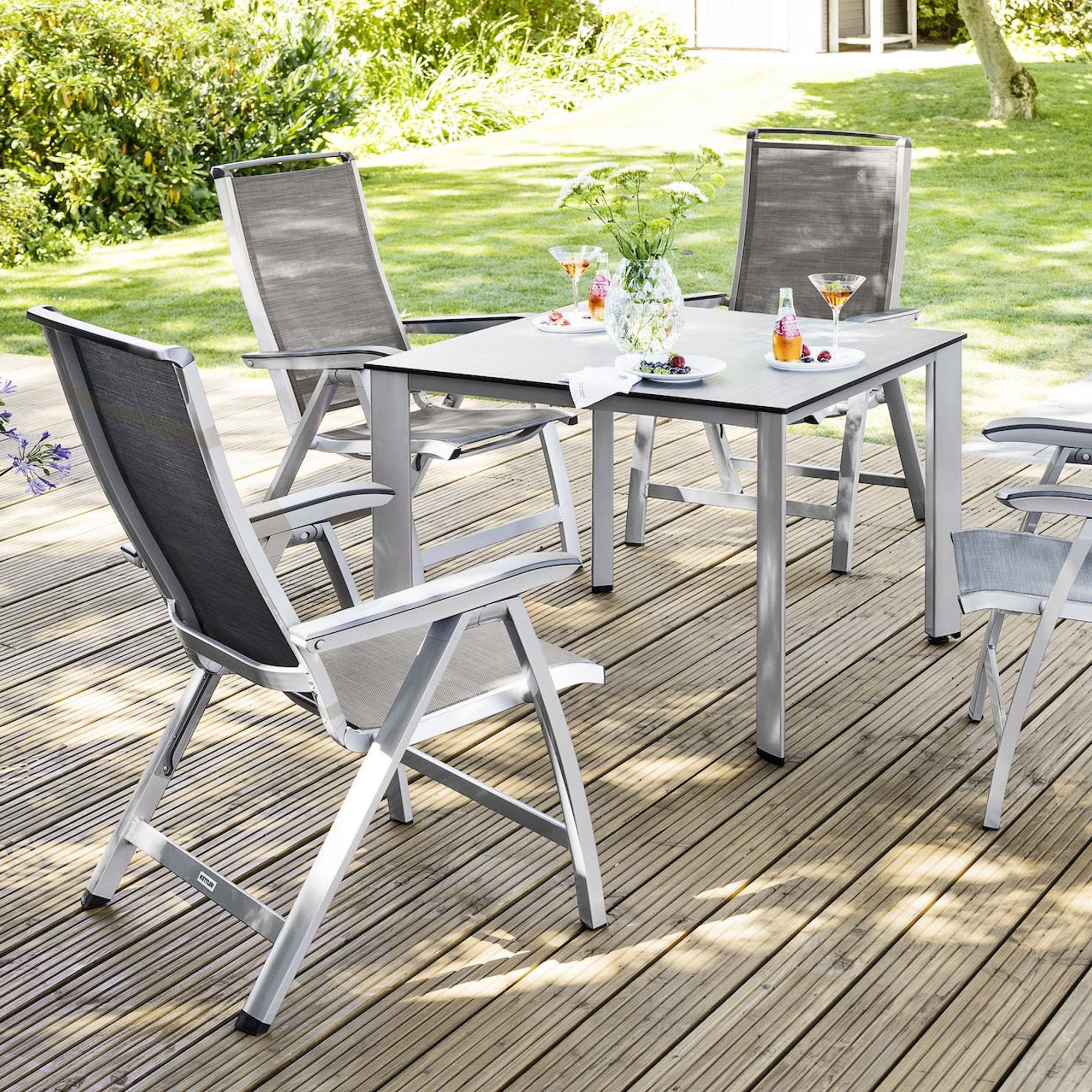 Klappsessel Forma II Silber 0104701-0600 KETTLER